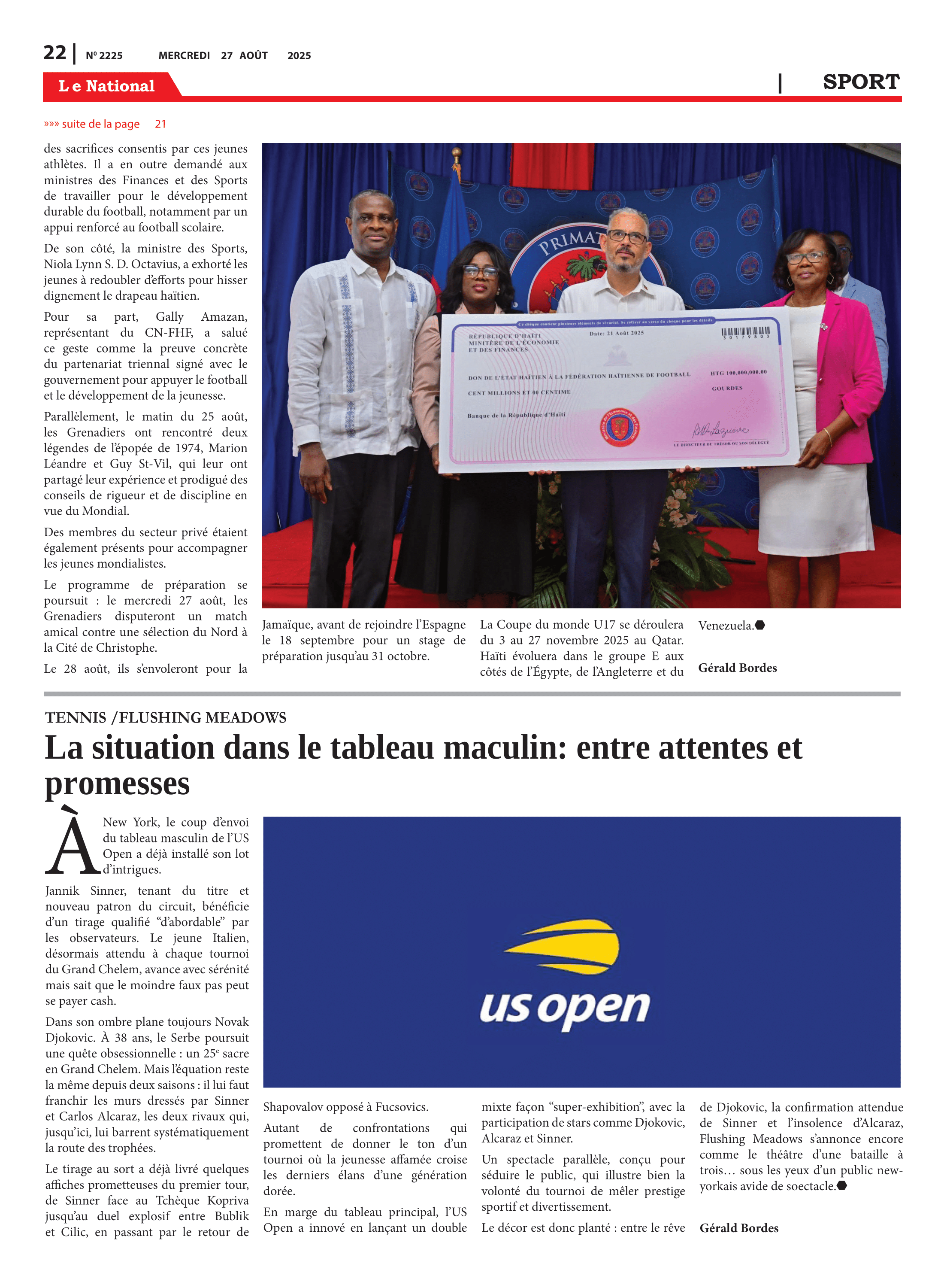 Page 22 de l'édition 2225