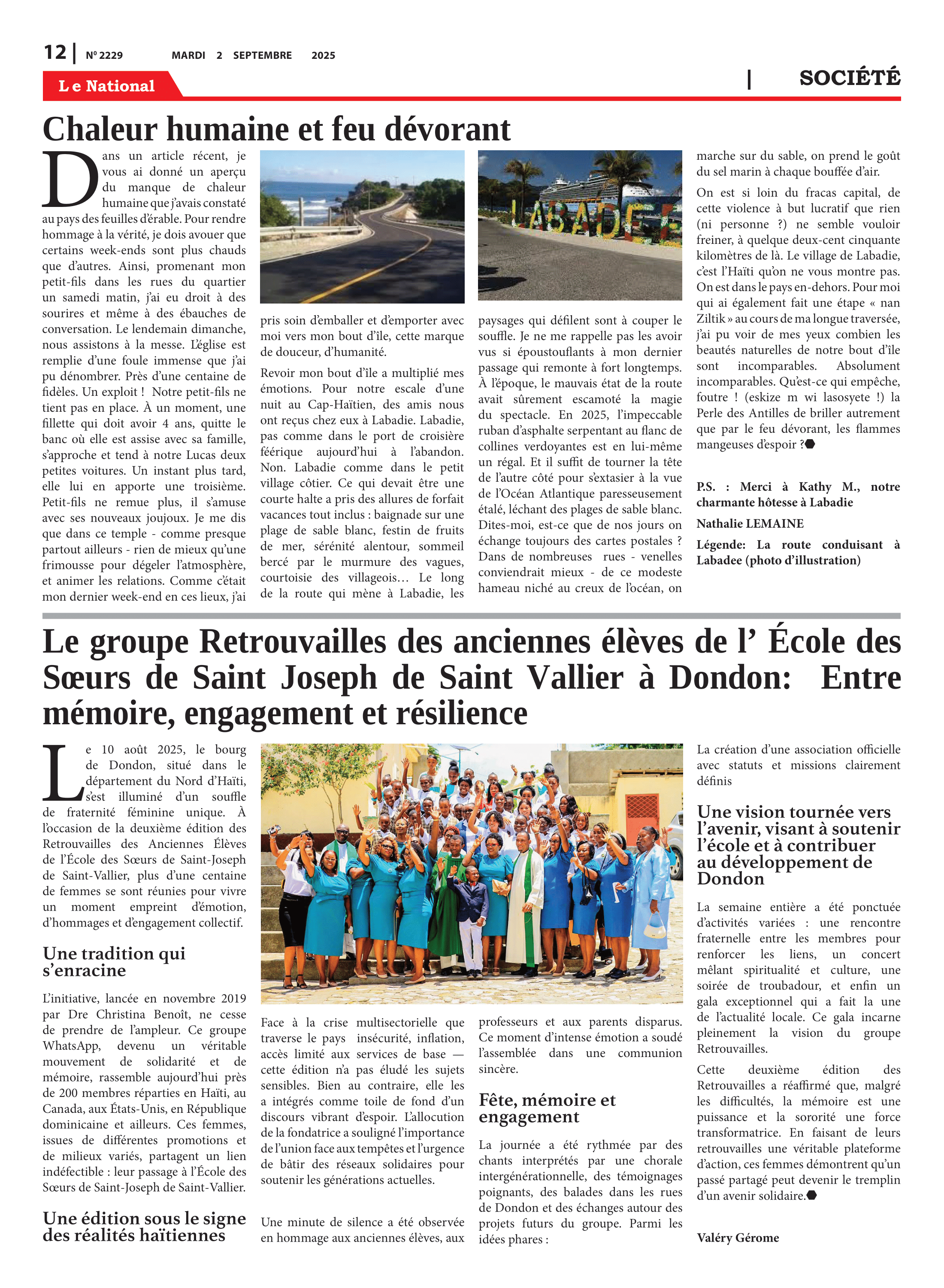 Page 12 de l'édition 2229