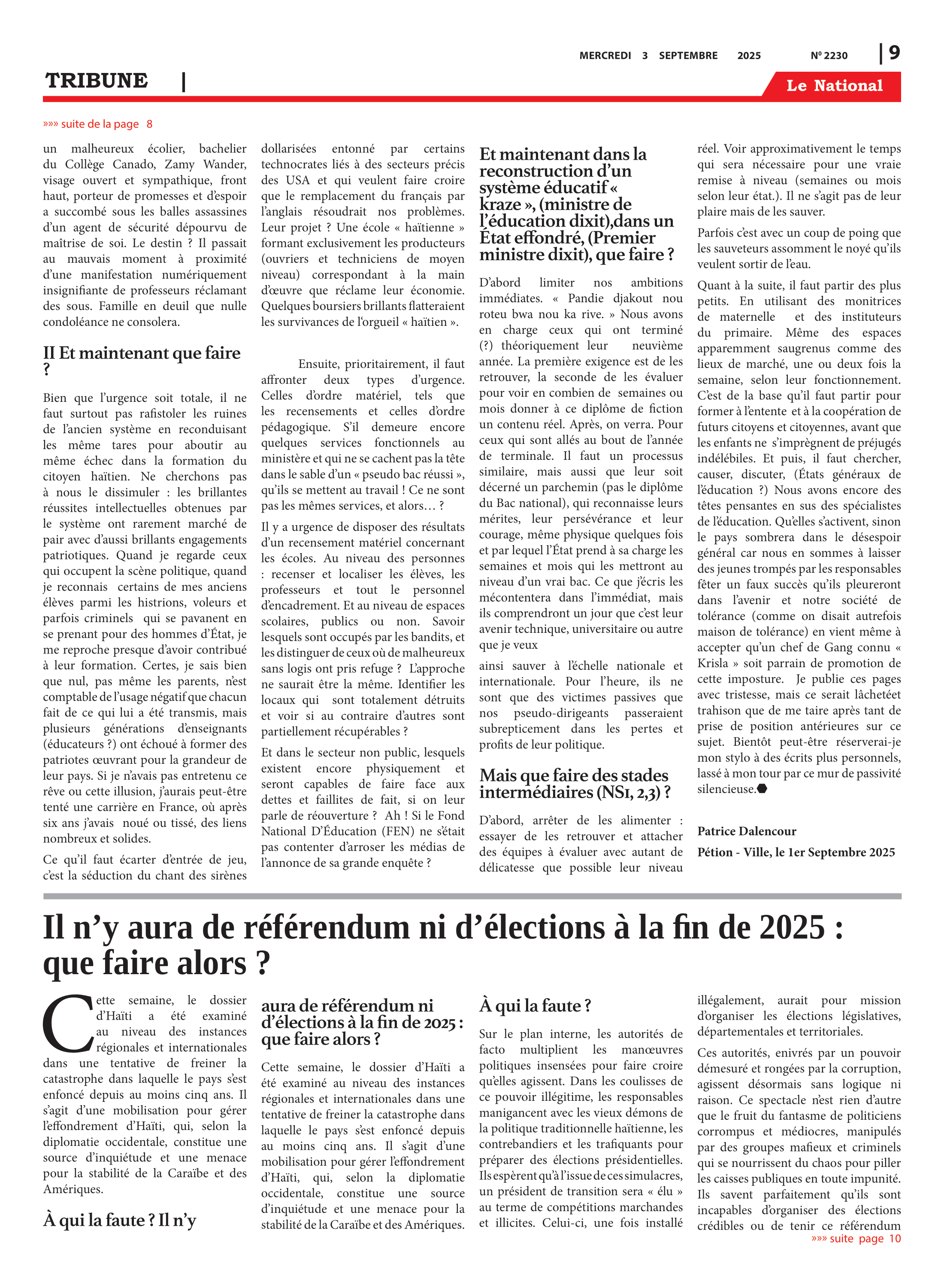 Page 9 de l'édition 2230