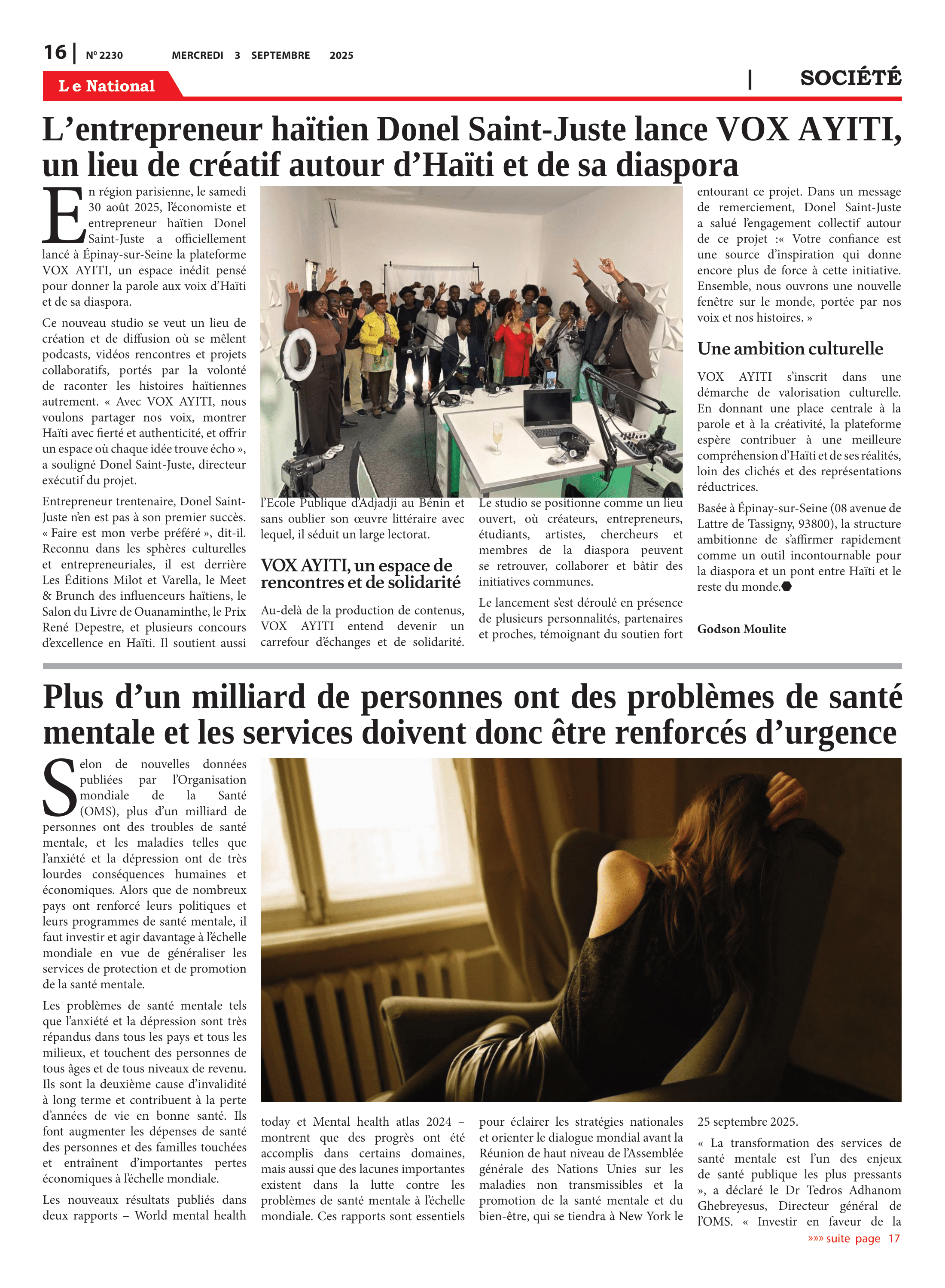 Page 16 de l'édition 2230