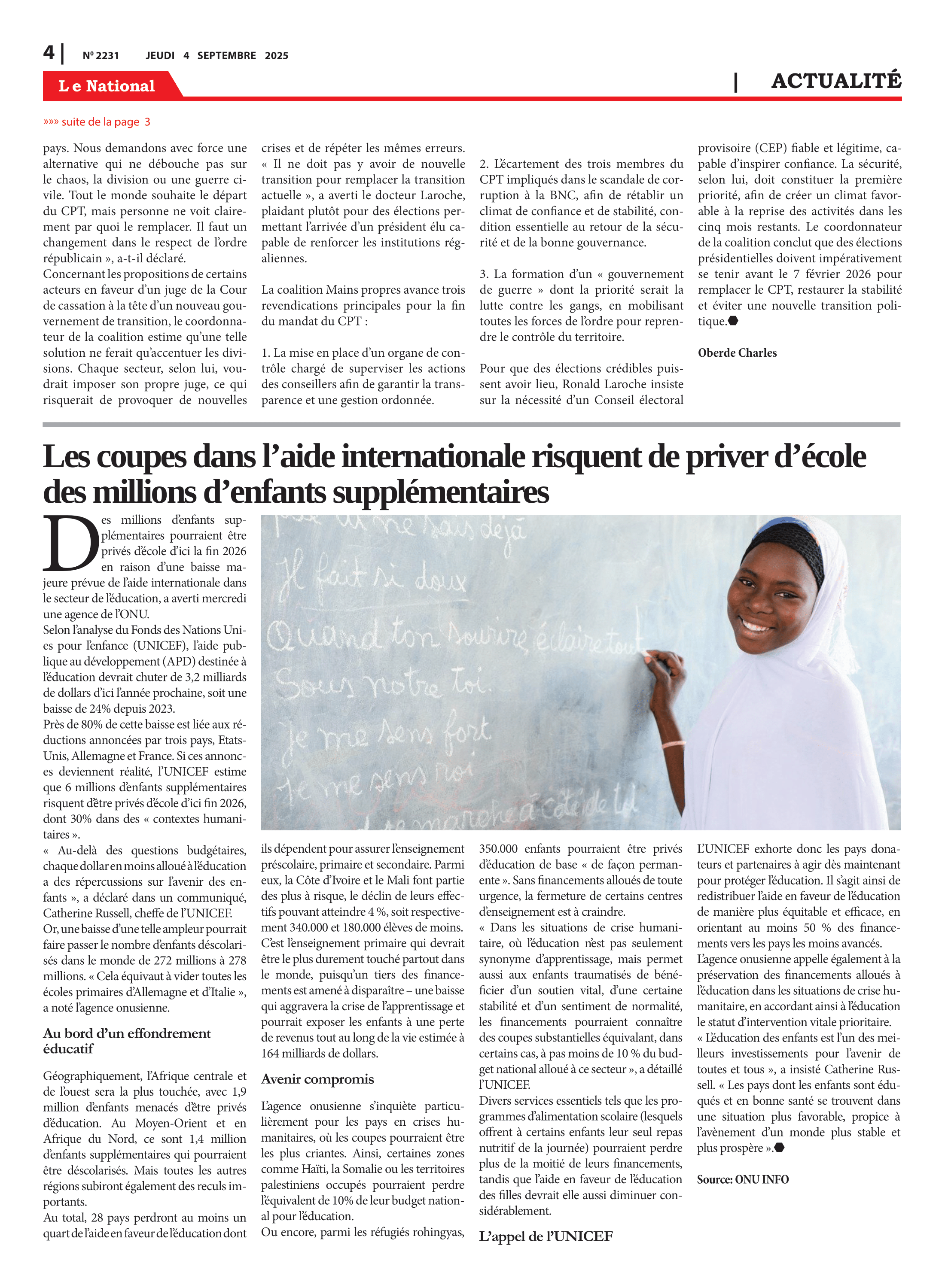 Page 4 de l'édition 2231