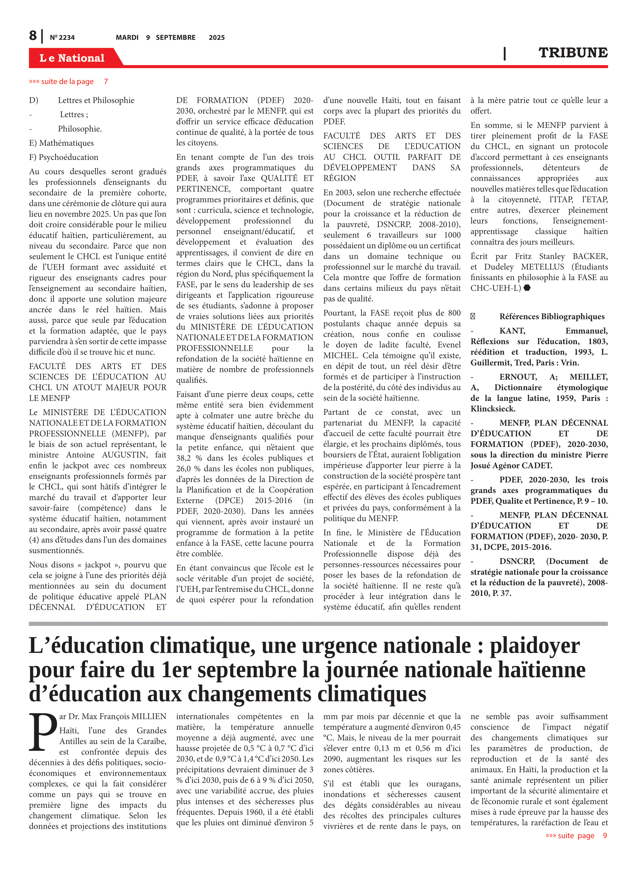 Page 8 de l'édition 2234