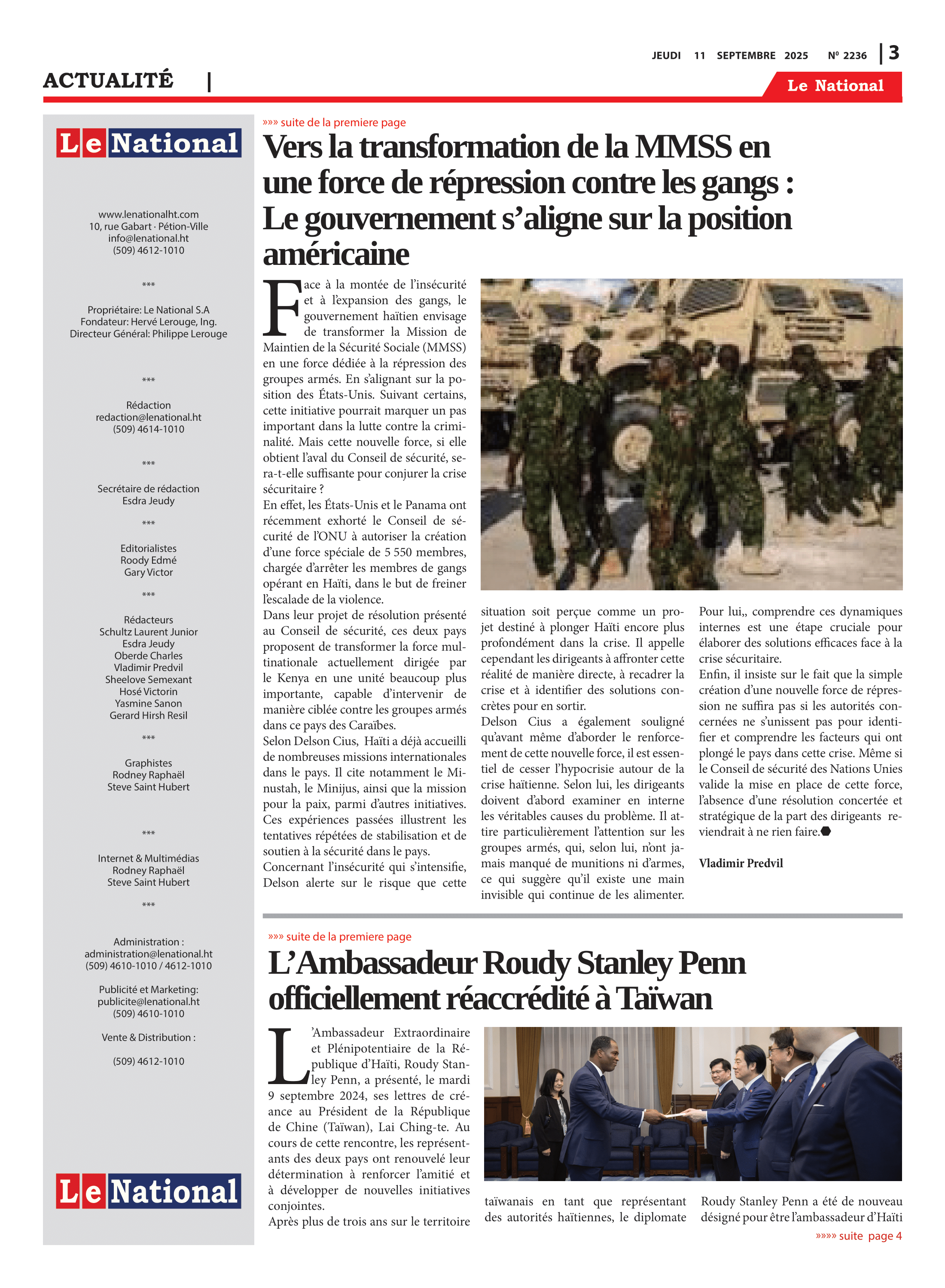 Page 3 de l'édition 2236