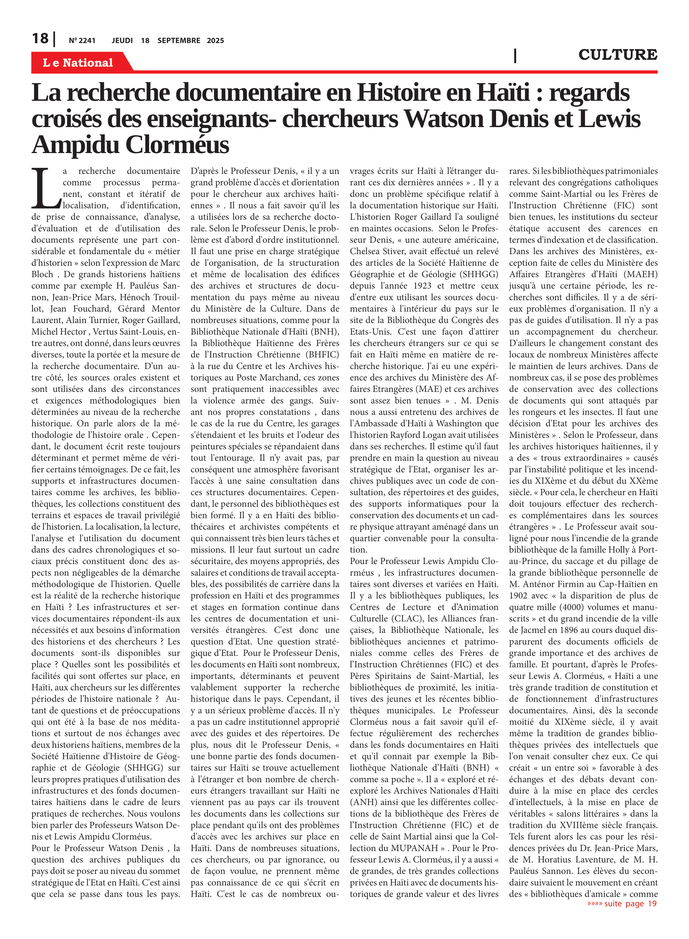 Page 18 de l'édition 2241