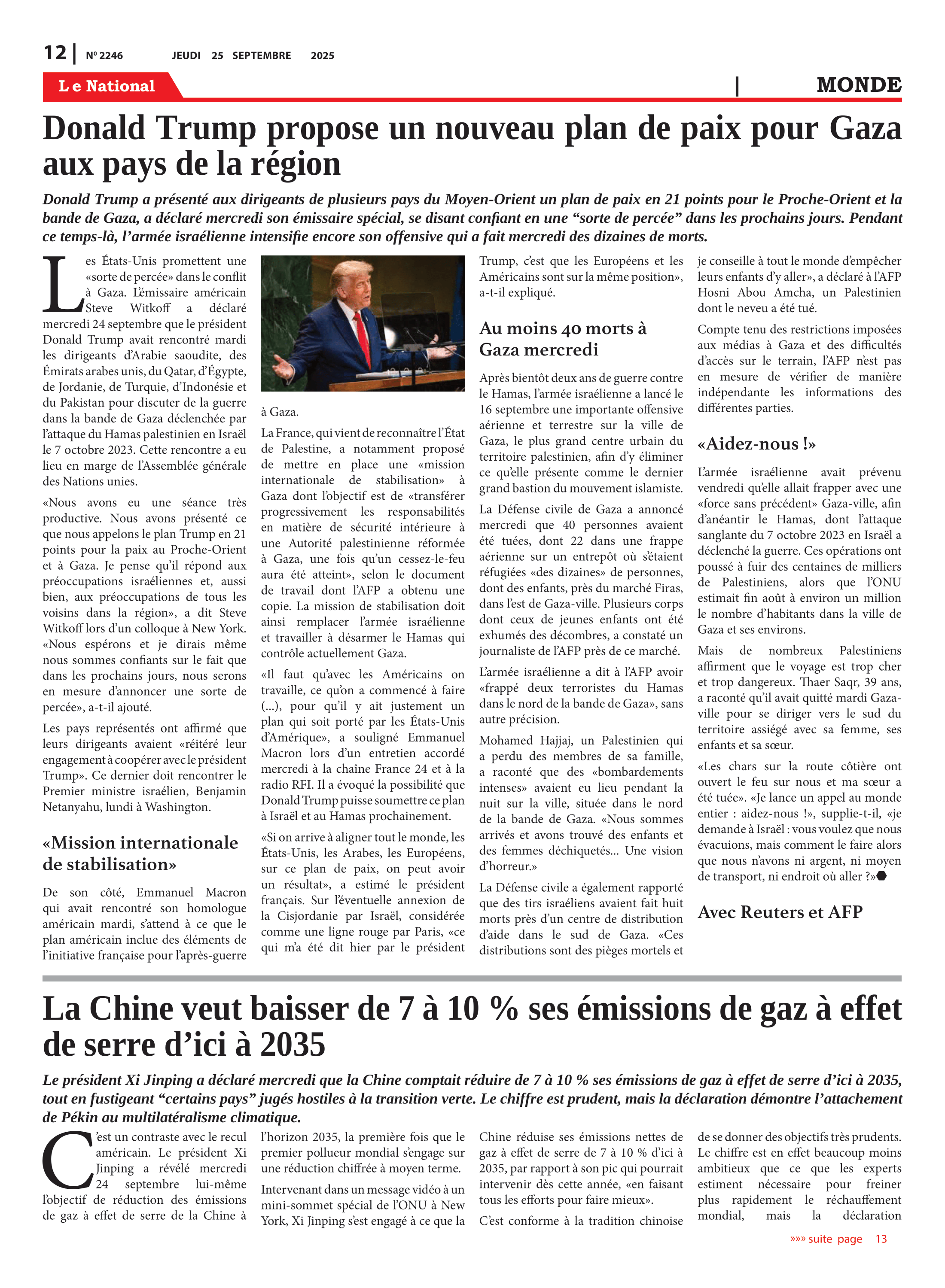 Page 12 de l'édition 2246