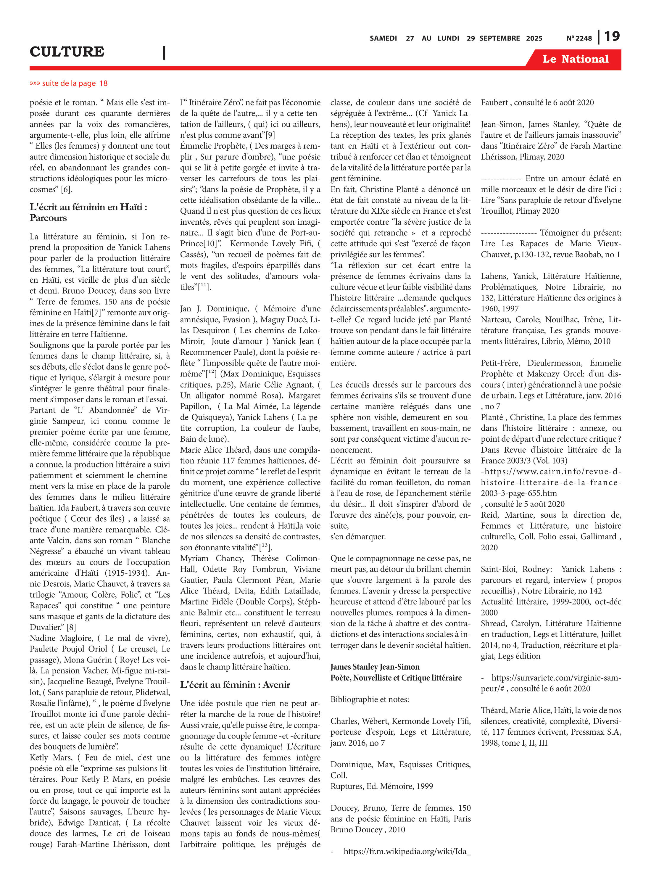 Page 19 de l'édition 2248