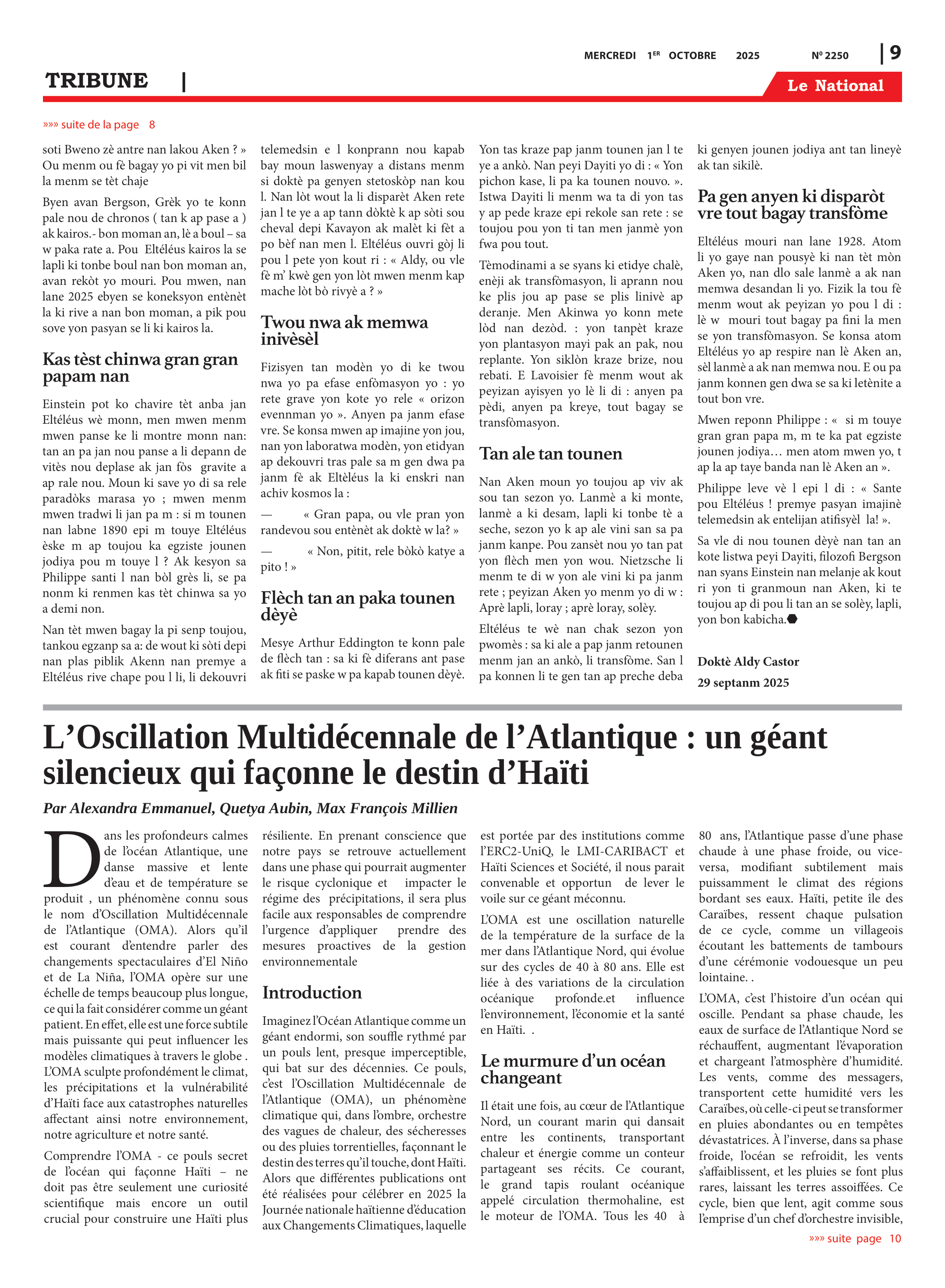 Page 9 de l'édition 2250