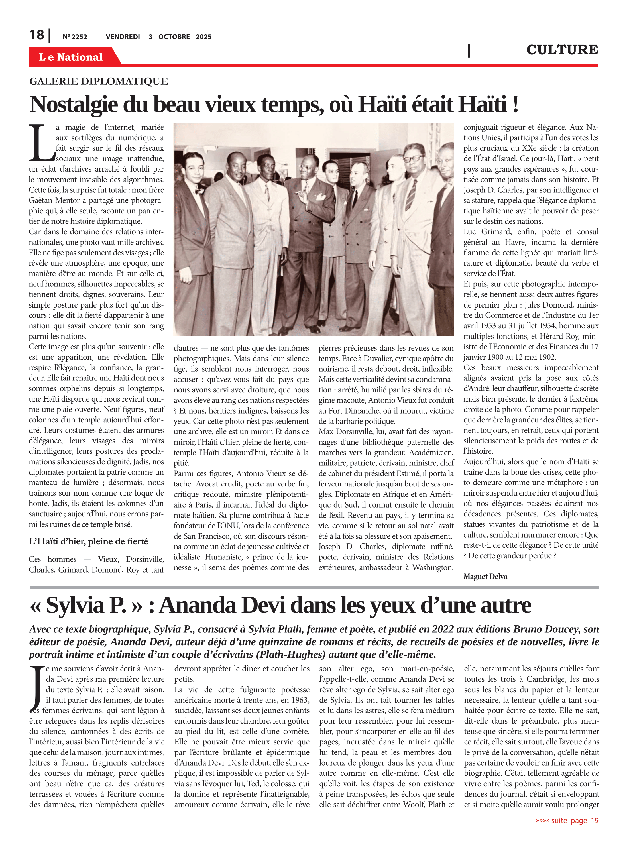 Page 18 de l'édition 2252