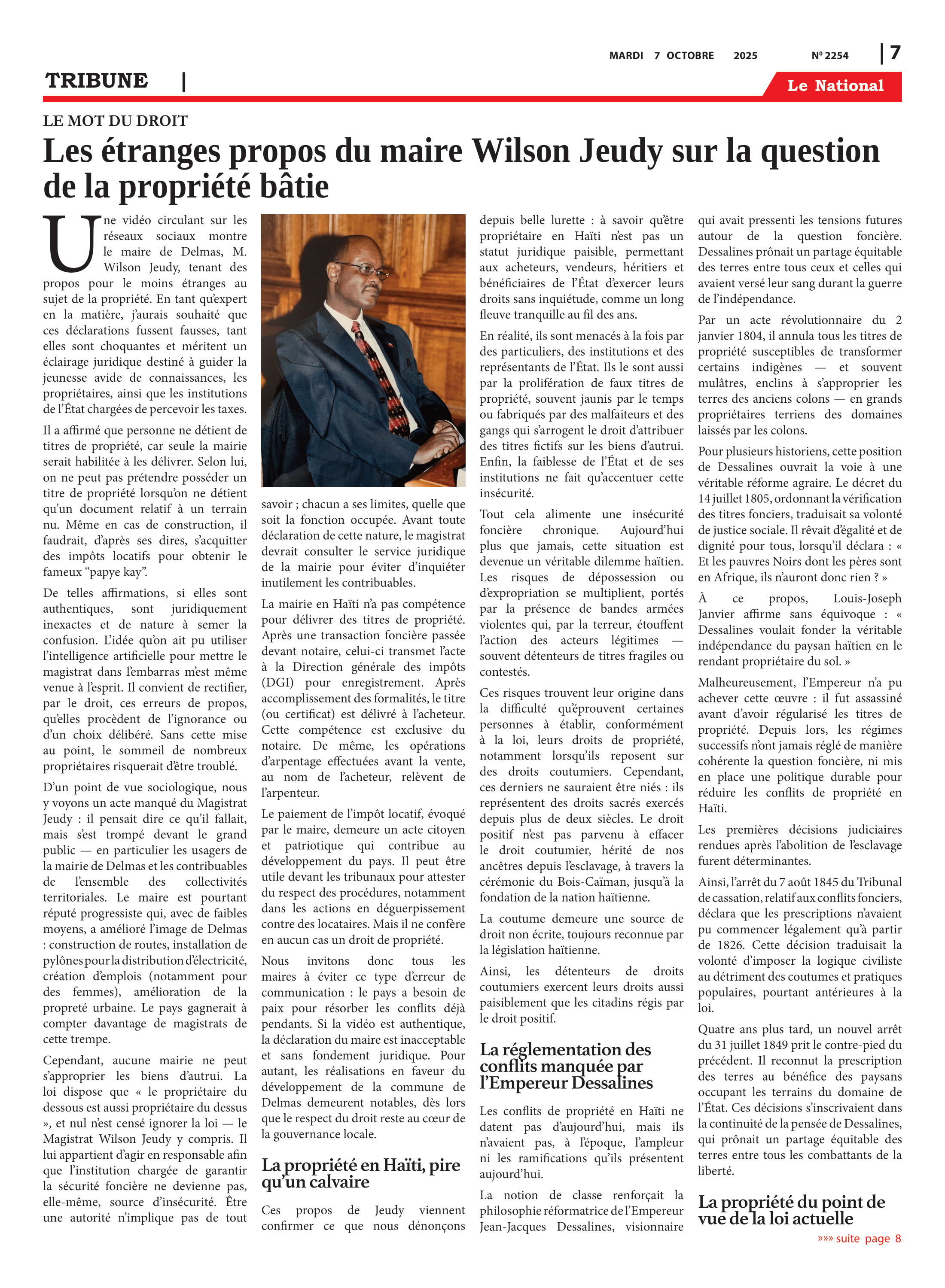Page 7 de l'édition 2254