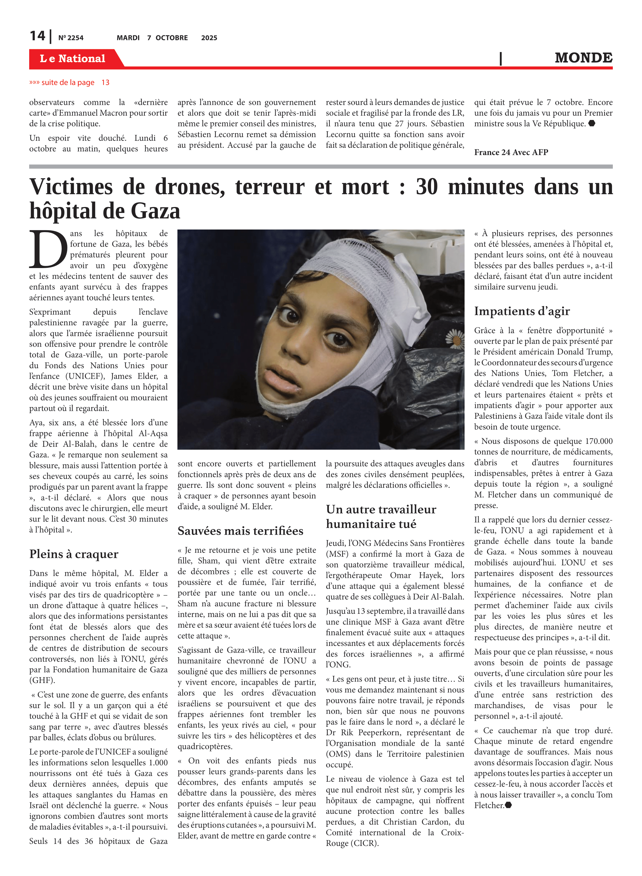 Page 14 de l'édition 2254