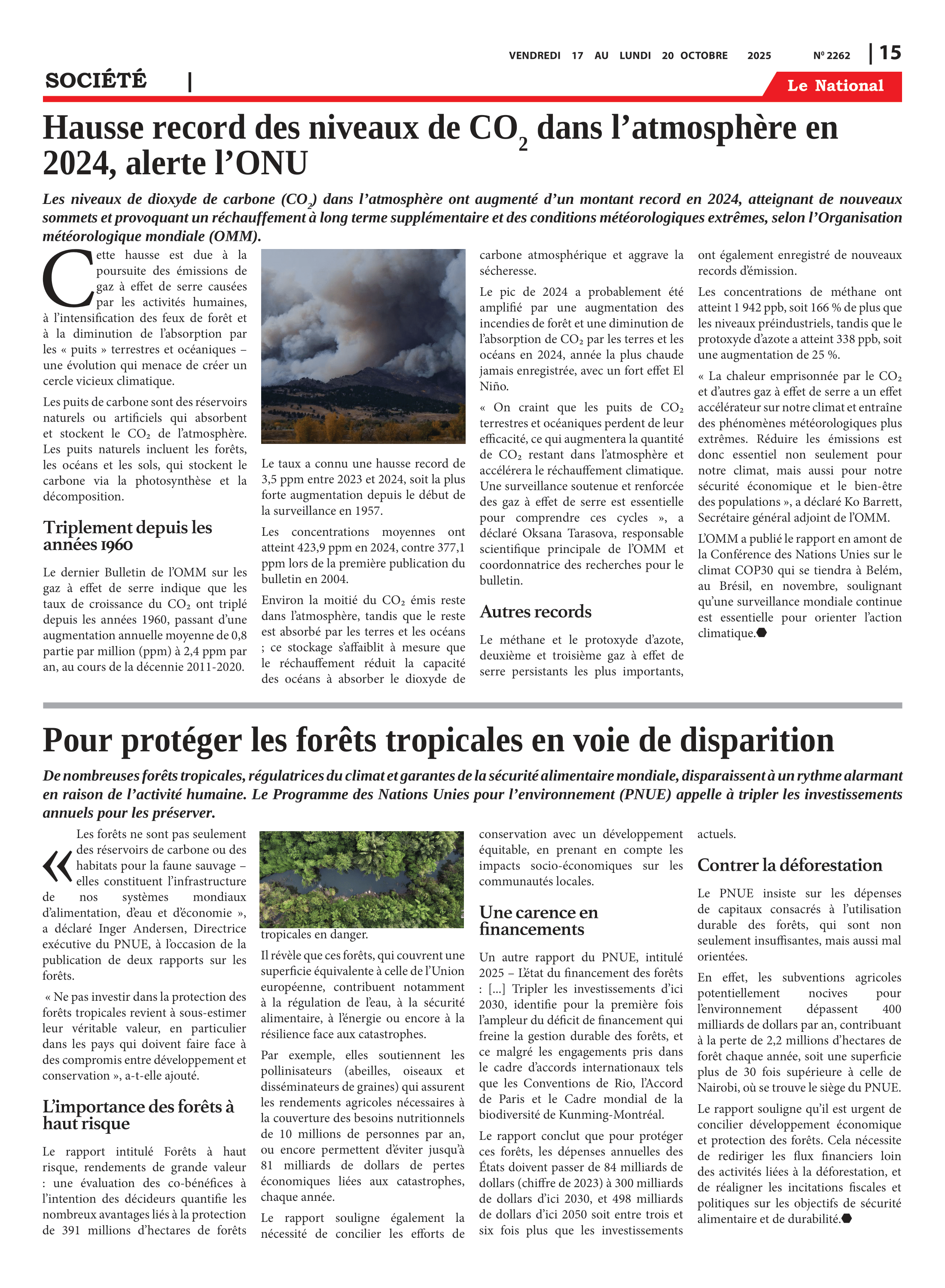 Page 15 de l'édition 2262