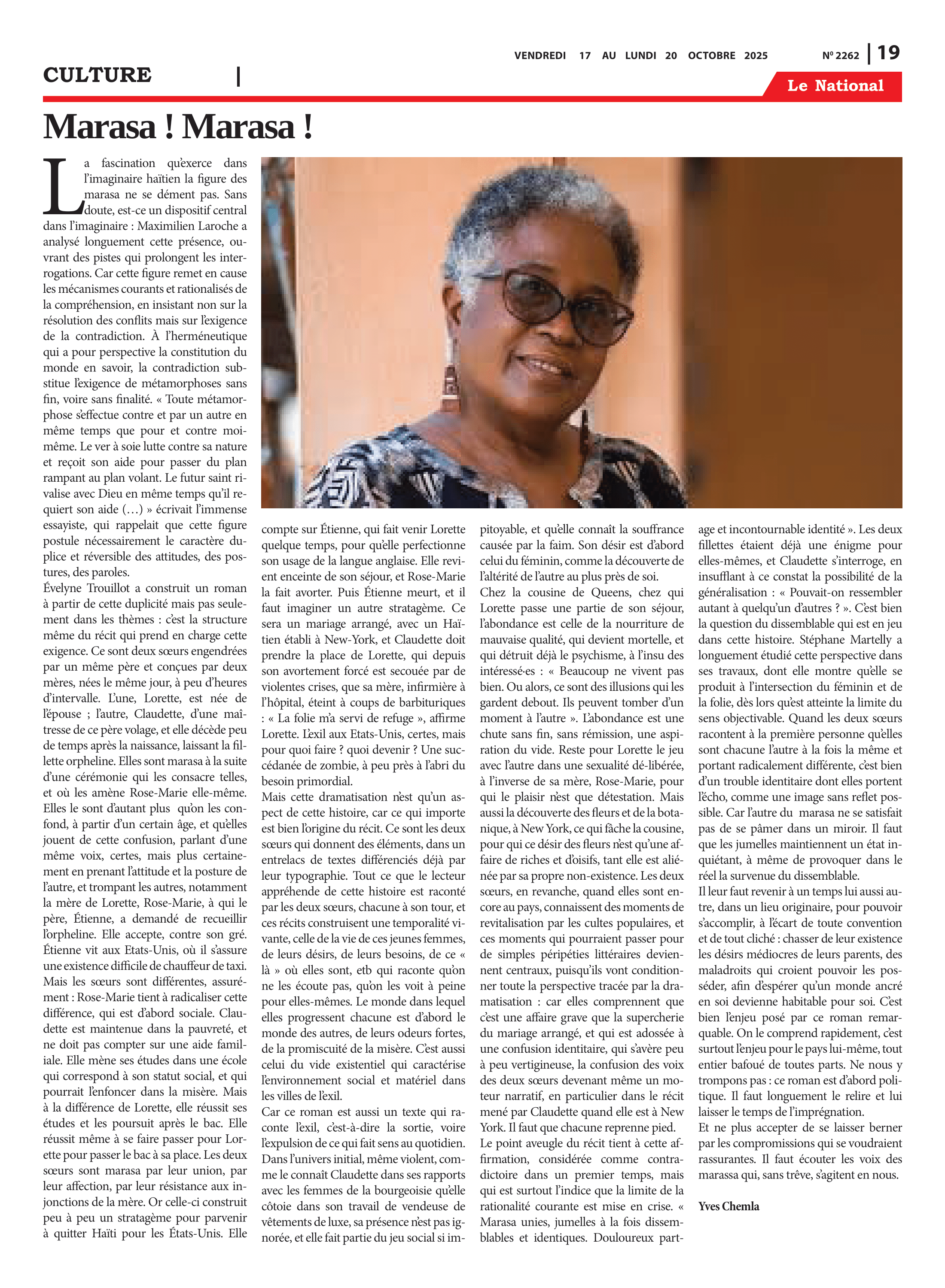 Page 19 de l'édition 2262