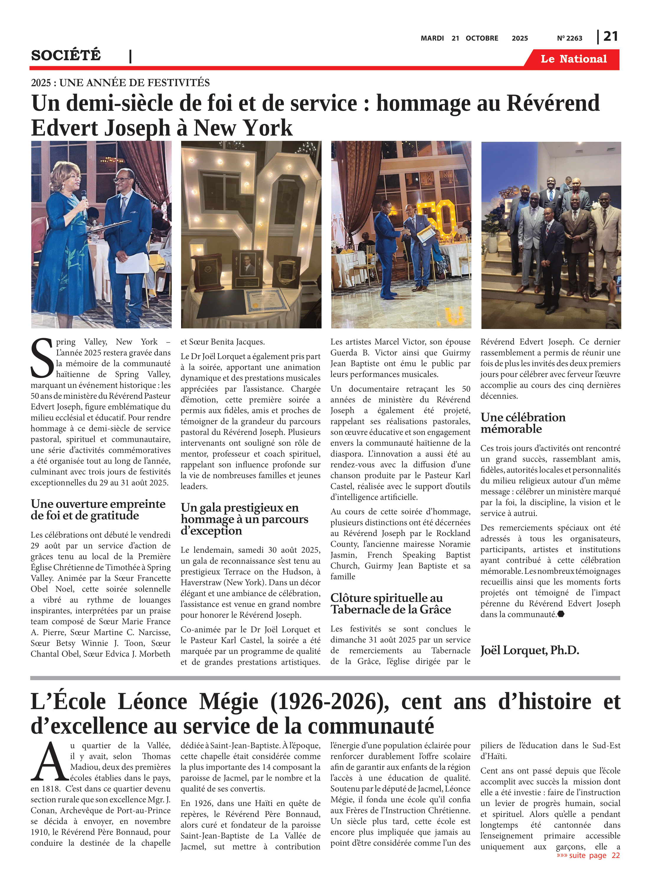 Page 21 de l'édition 2263
