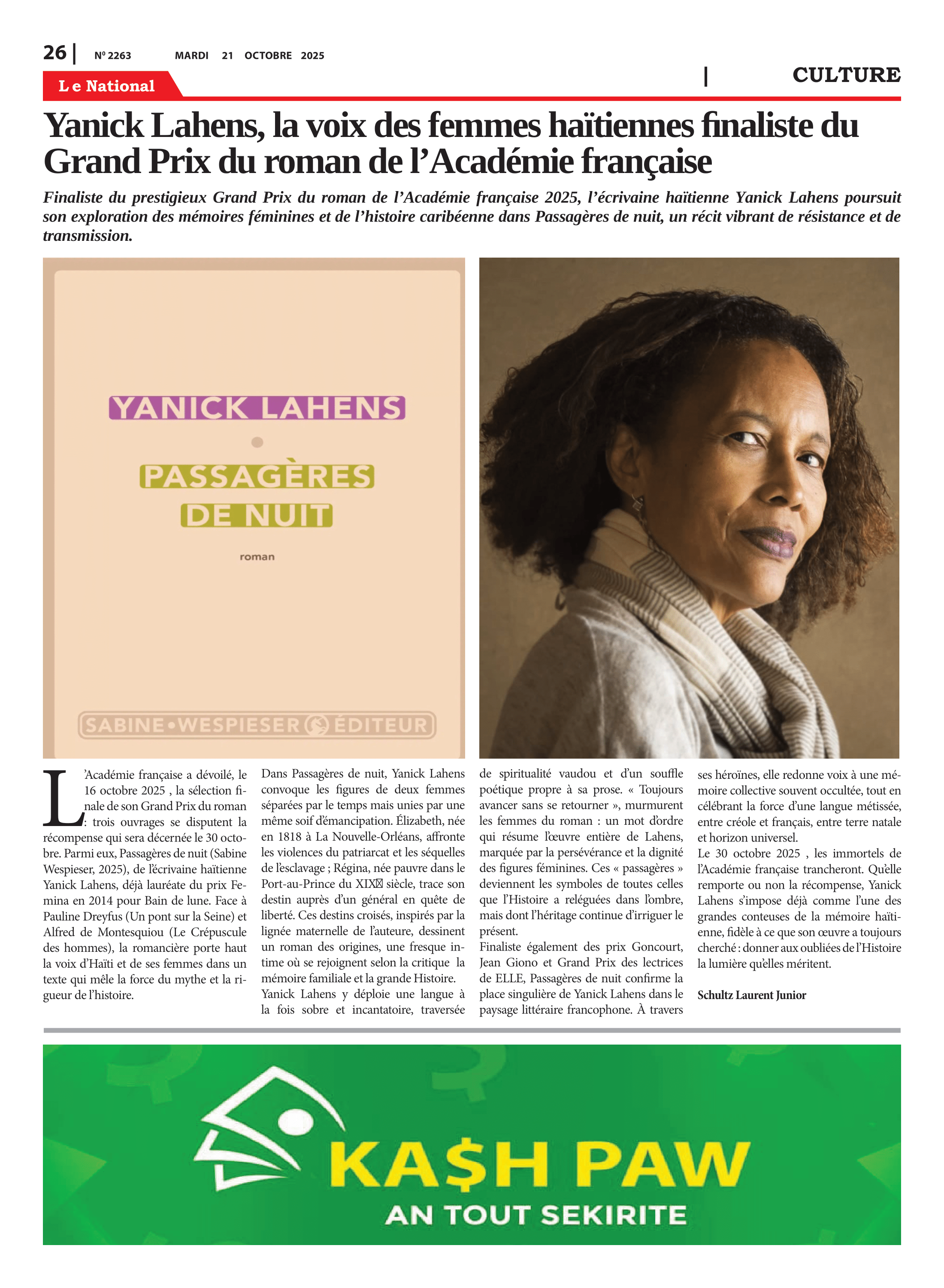 Page 26 de l'édition 2263