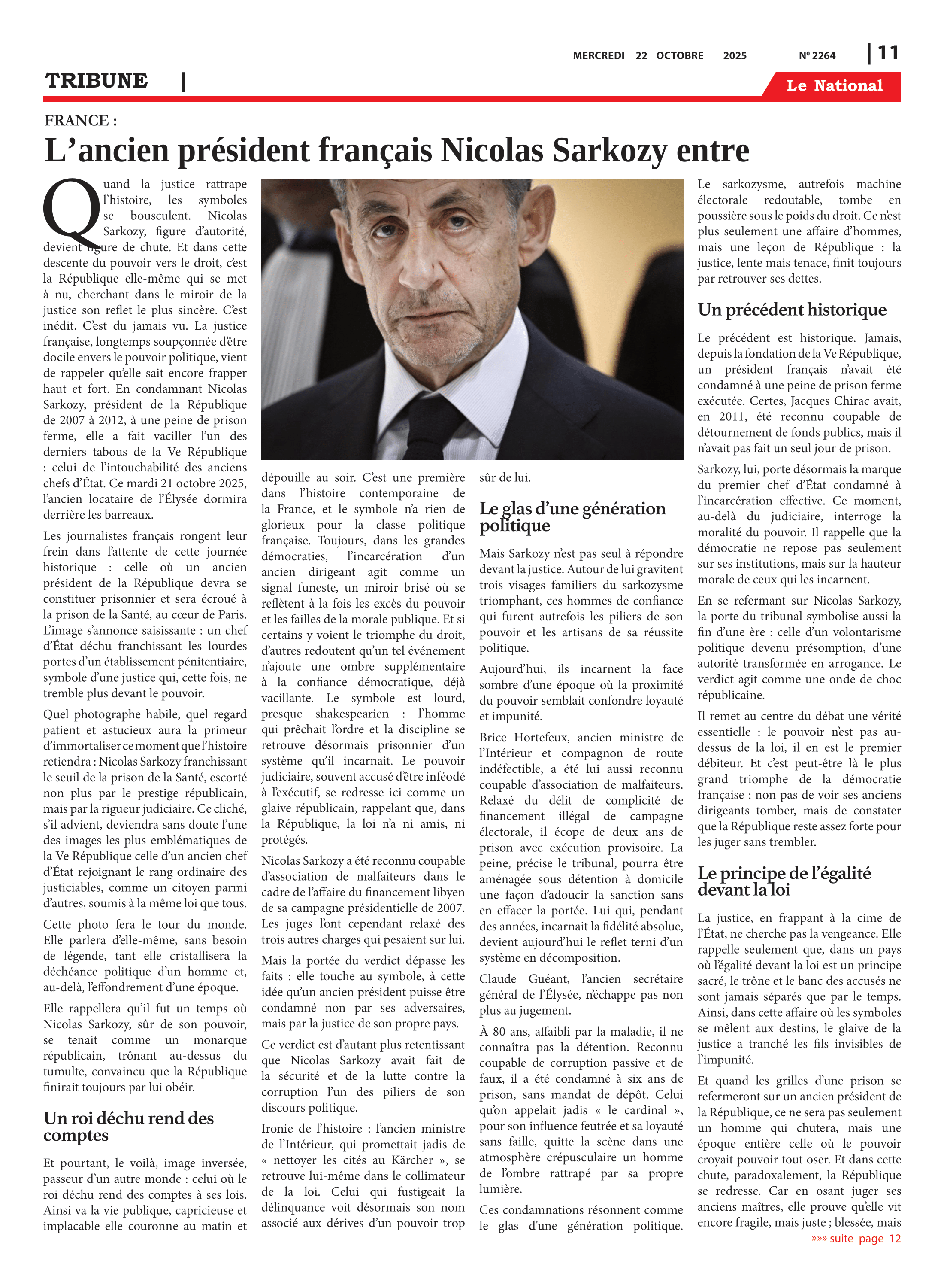 Page 11 de l'édition 2264