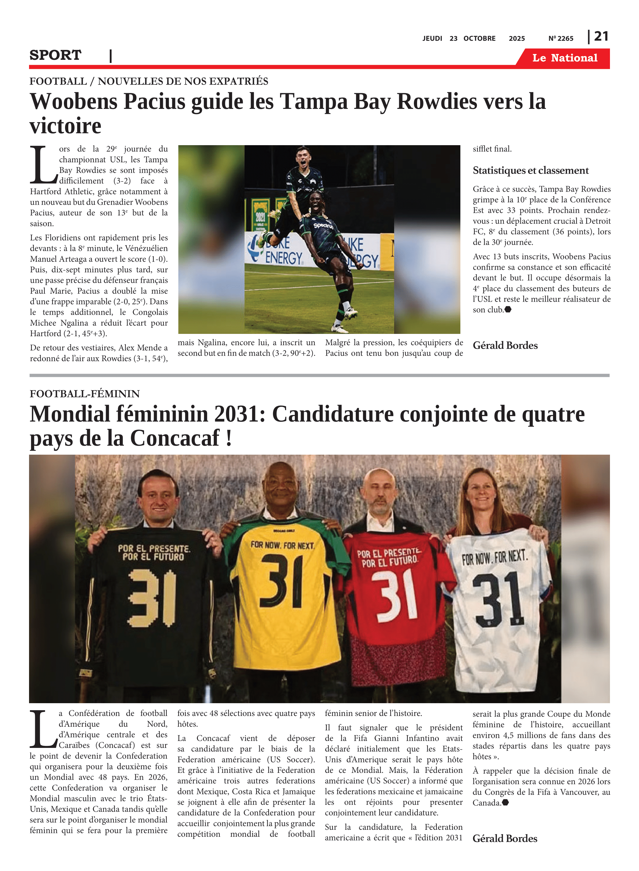 Page 21 de l'édition 2265