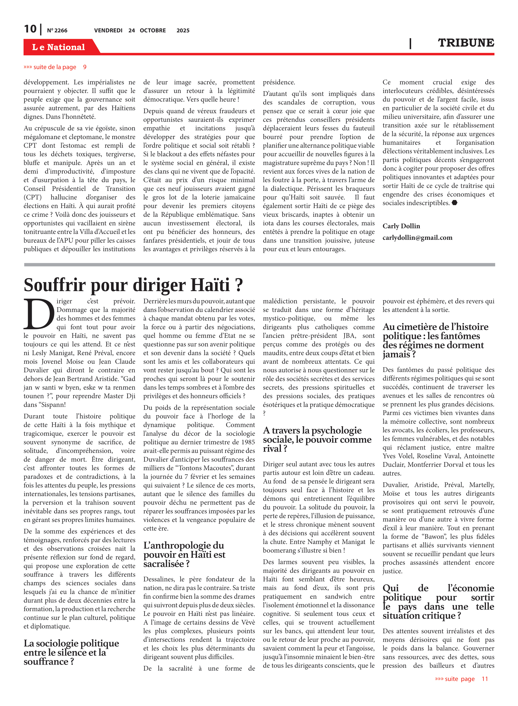 Page 10 de l'édition 2266