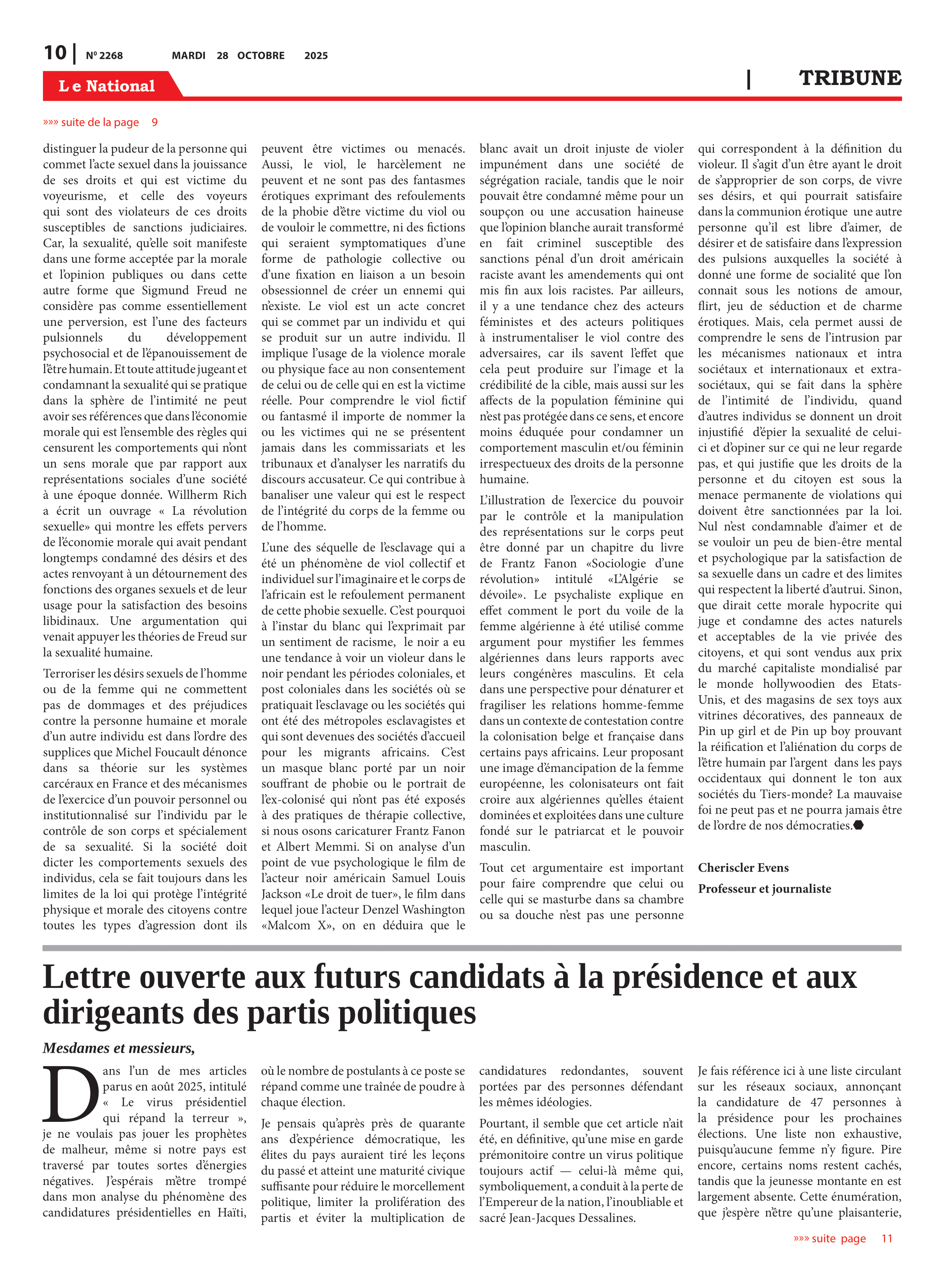 Page 10 de l'édition 2268