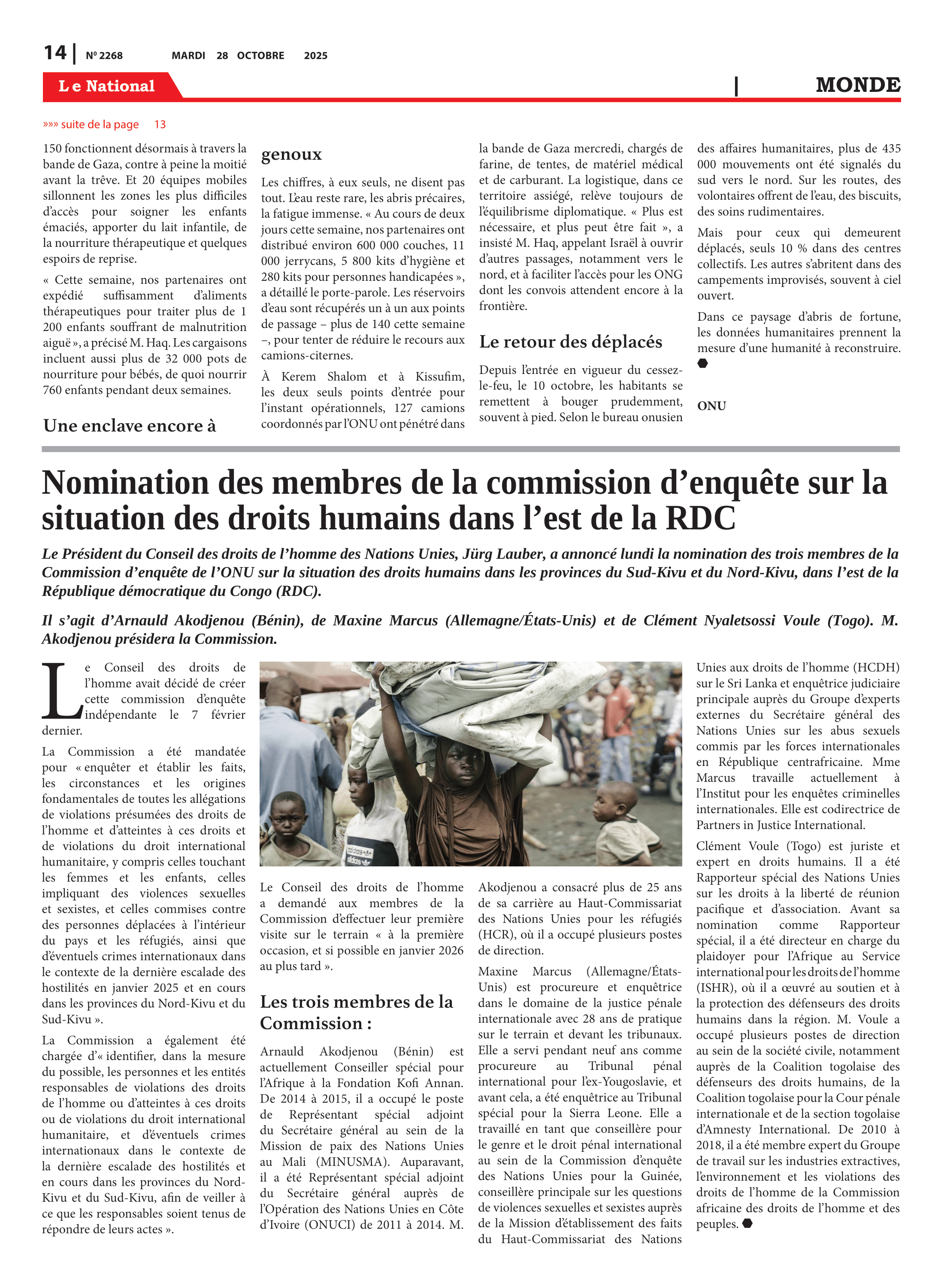 Page 14 de l'édition 2268