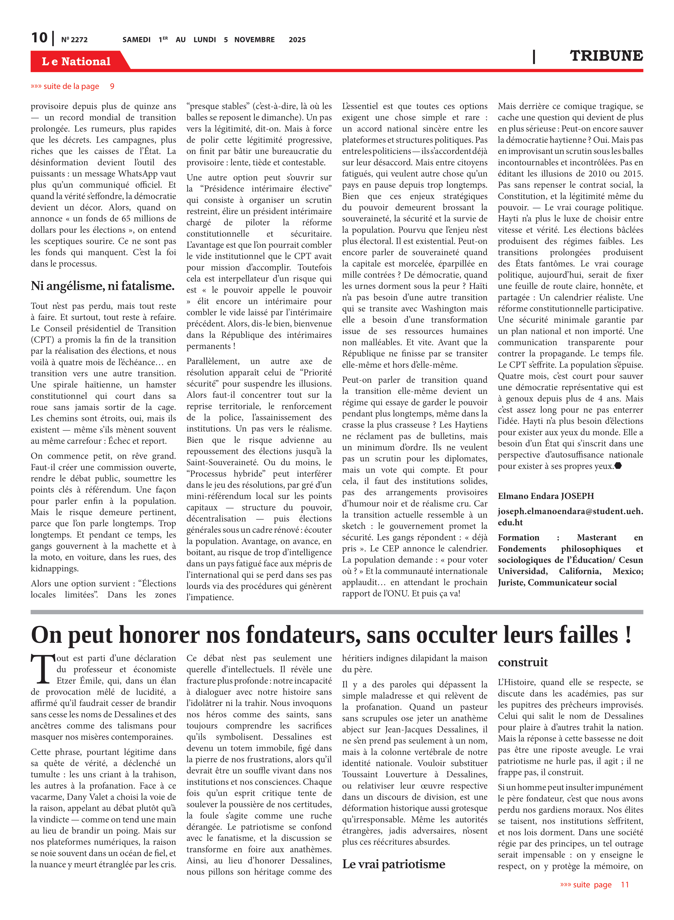 Page 10 de l'édition 2272