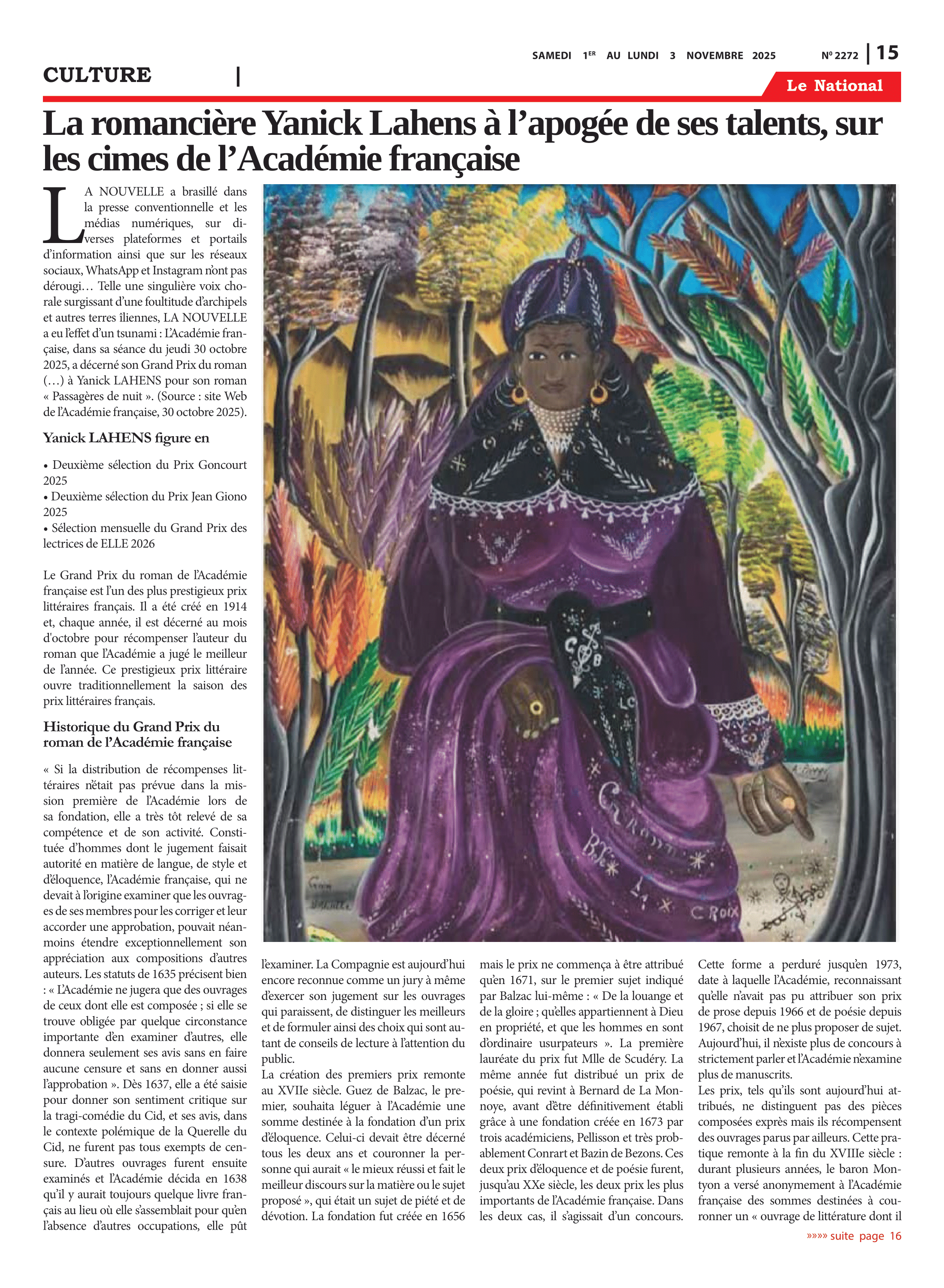 Page 15 de l'édition 2272