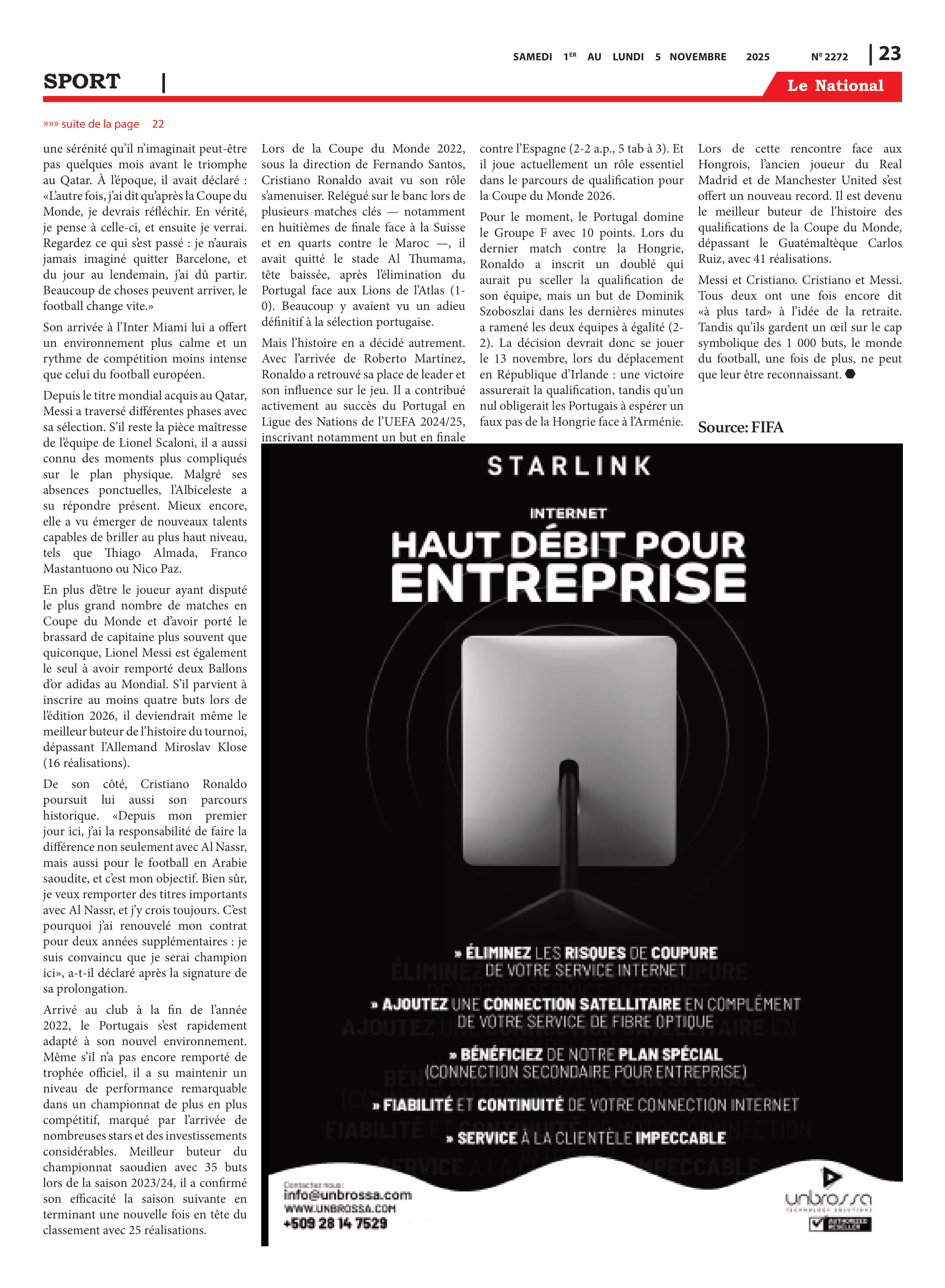 Page 23 de l'édition 2272