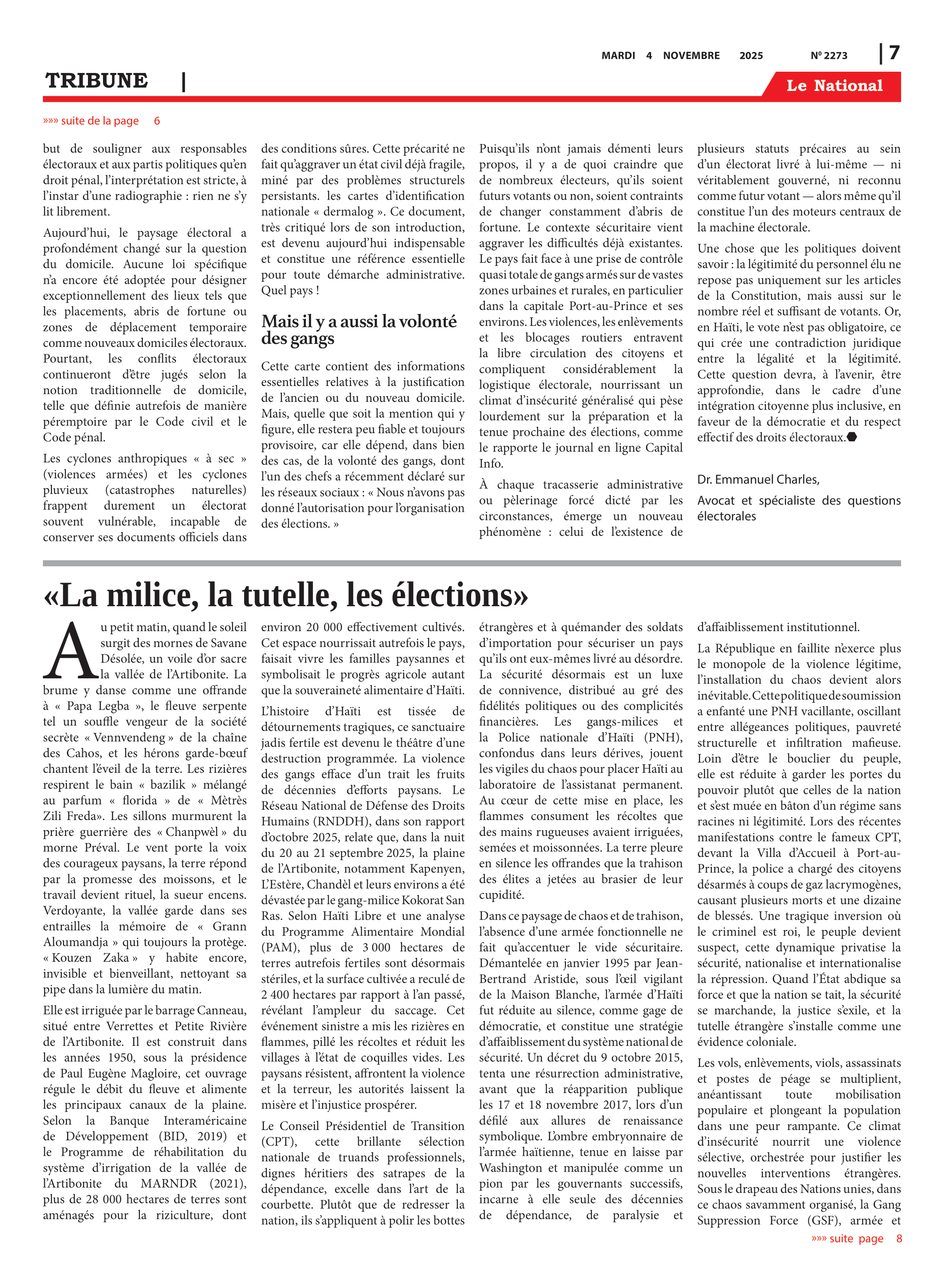 Page 7 de l'édition 2273