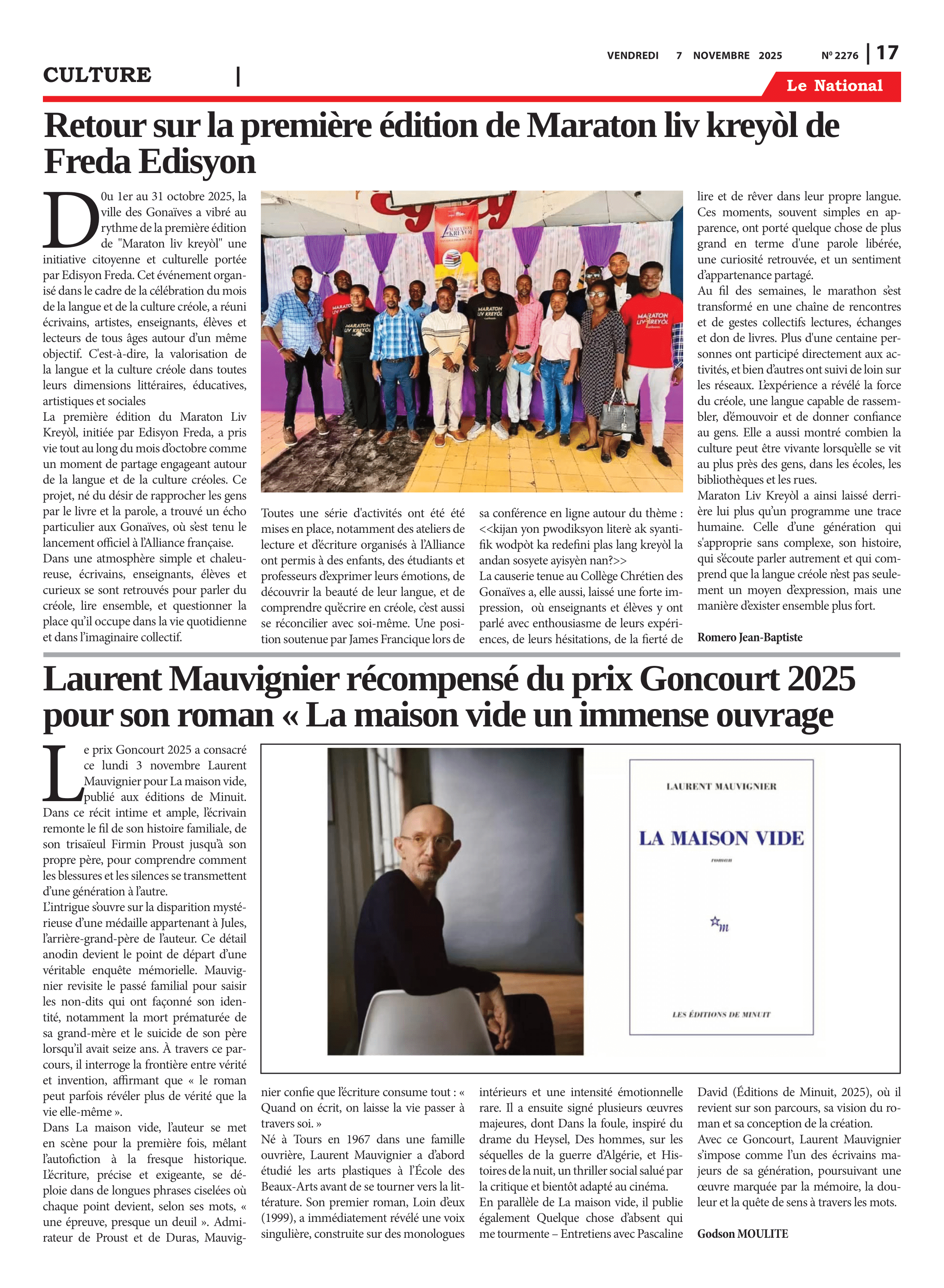 Page 17 de l'édition 2276