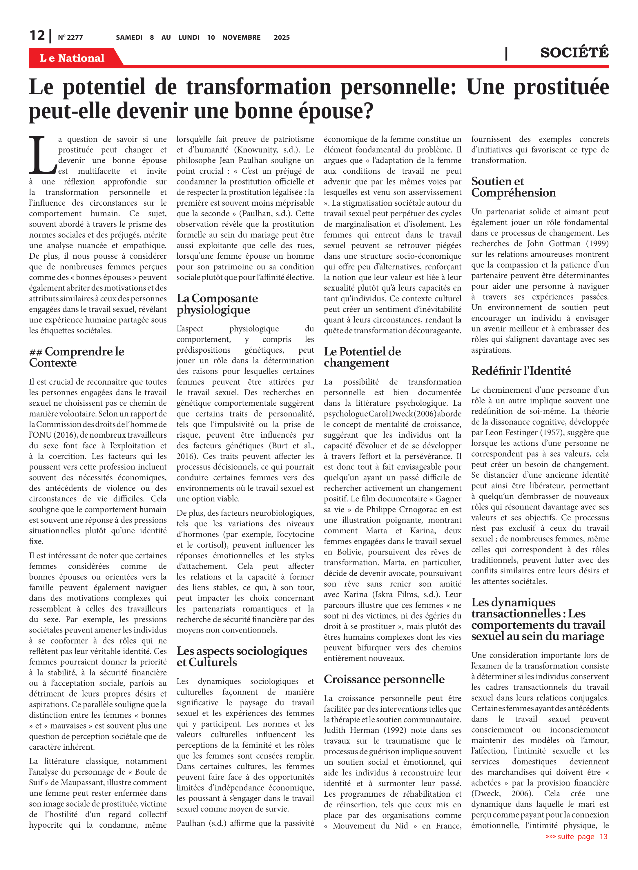 Page 12 de l'édition 2277