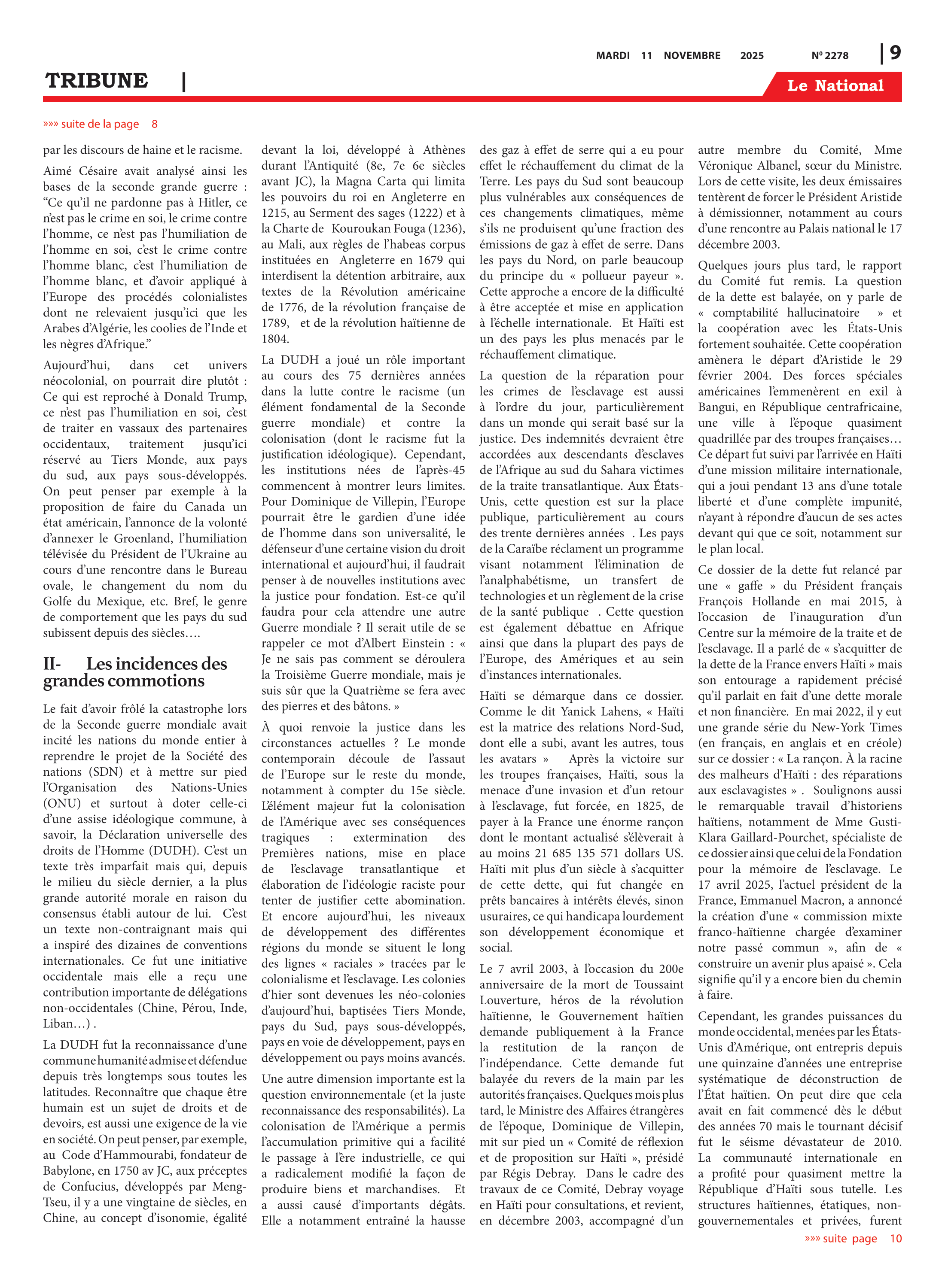 Page 9 de l'édition 2278