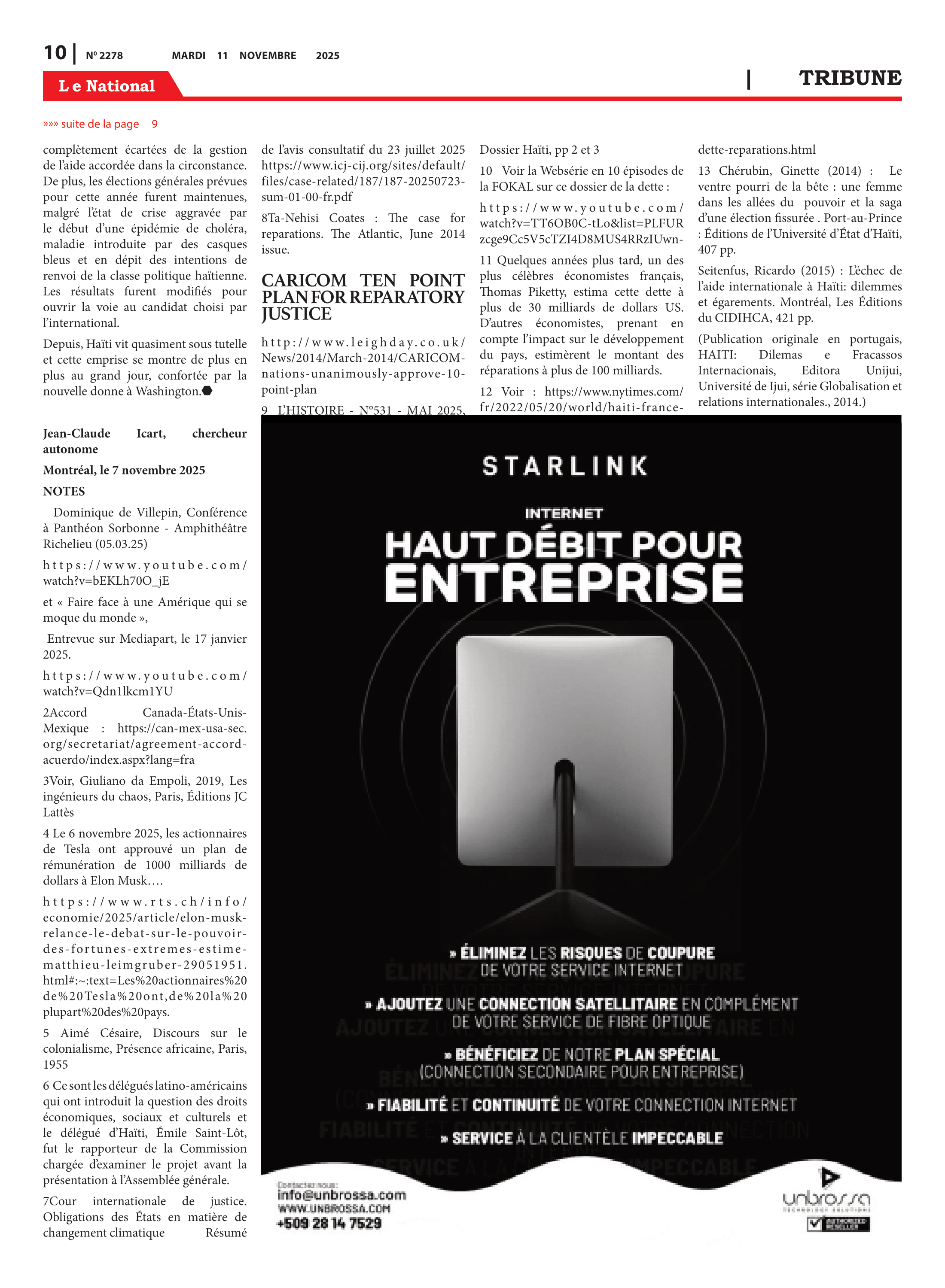 Page 10 de l'édition 2278
