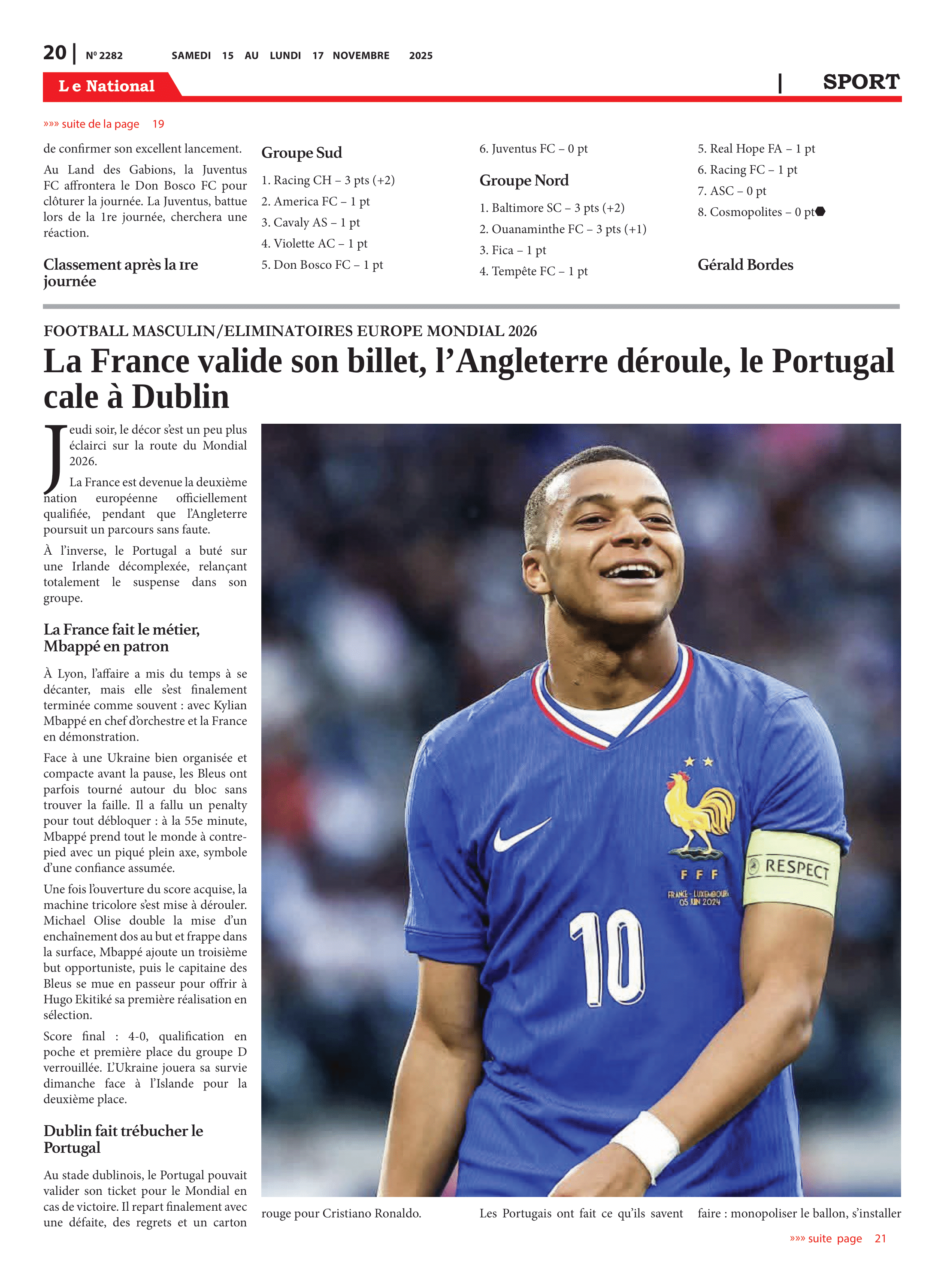 Page 20 de l'édition 2282