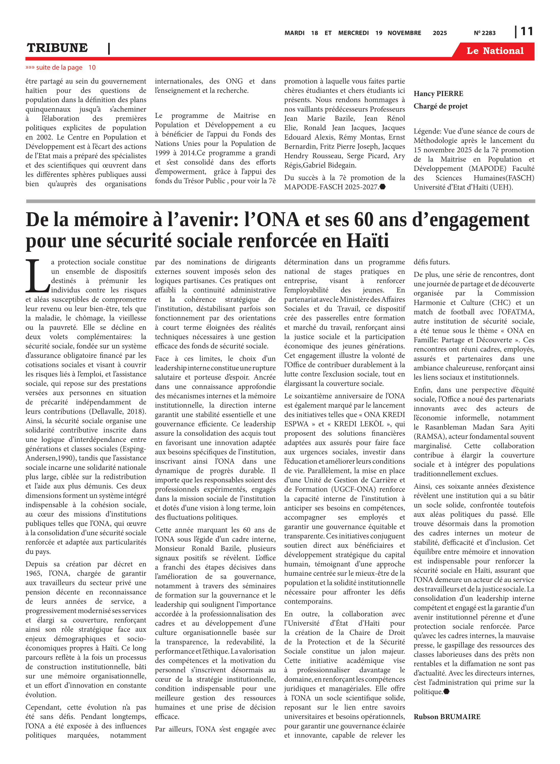 Page 11 de l'édition 2283