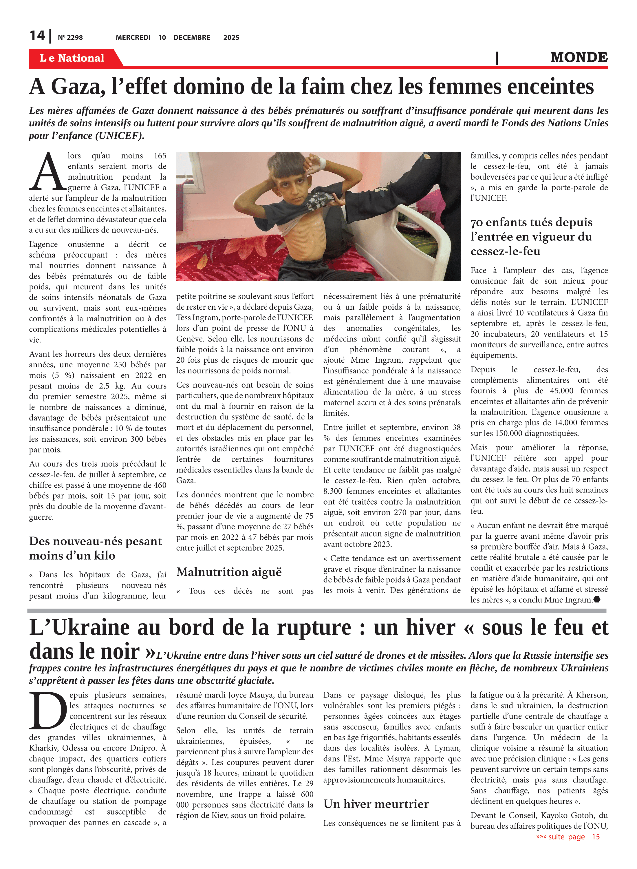 Page 14 de l'édition 2298