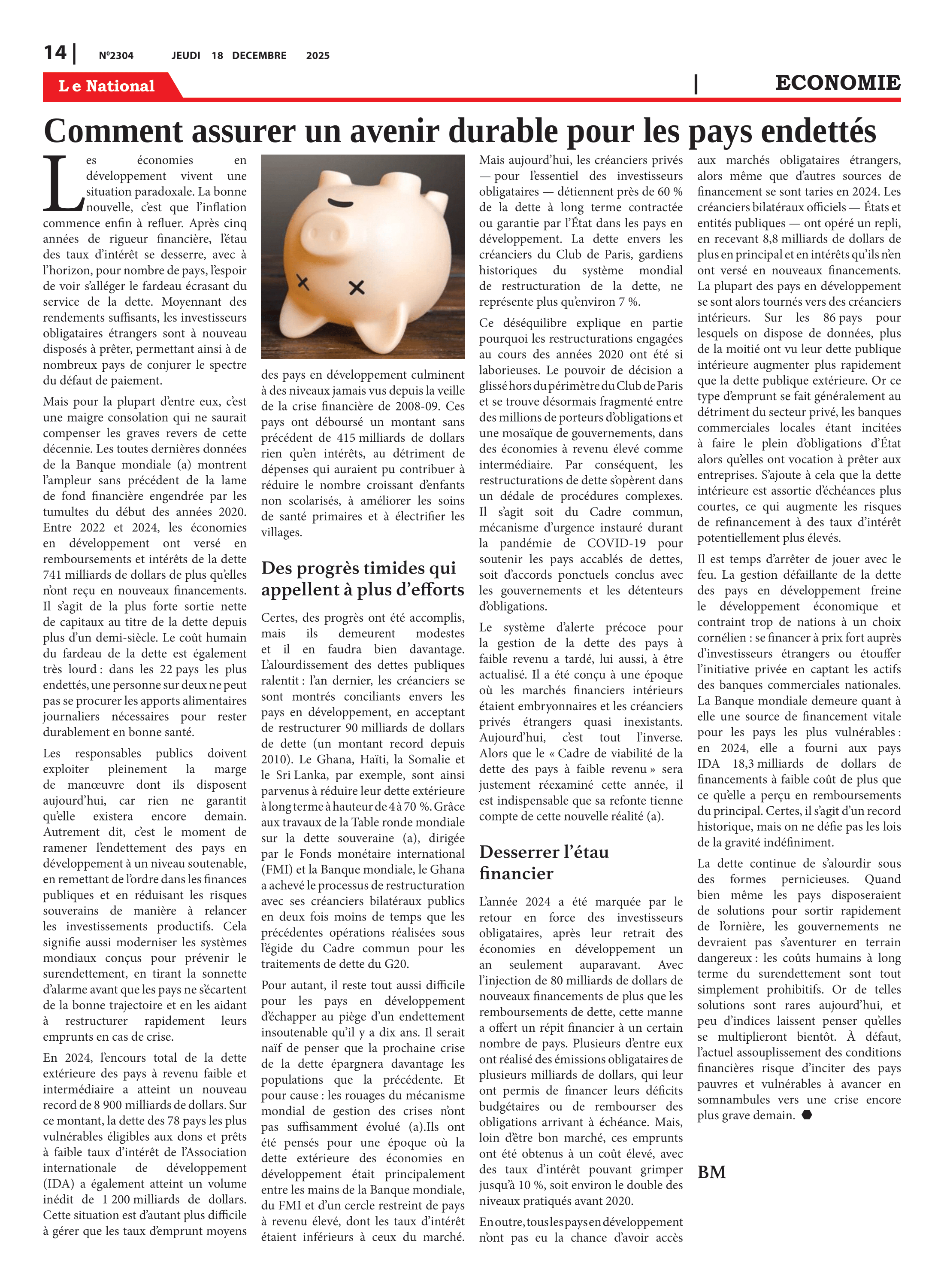 Page 14 de l'édition 2304