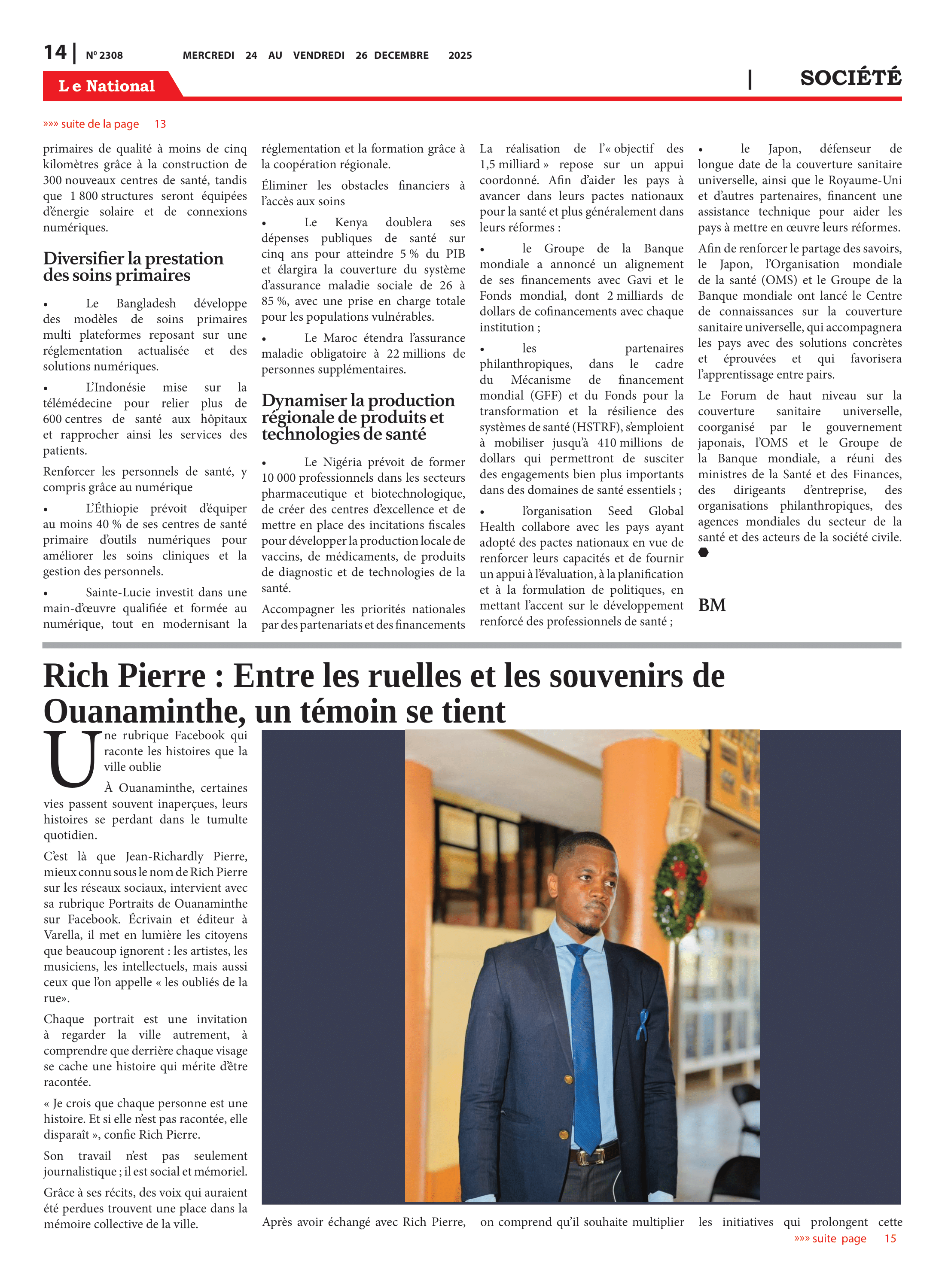 Page 13 de l'édition 2308