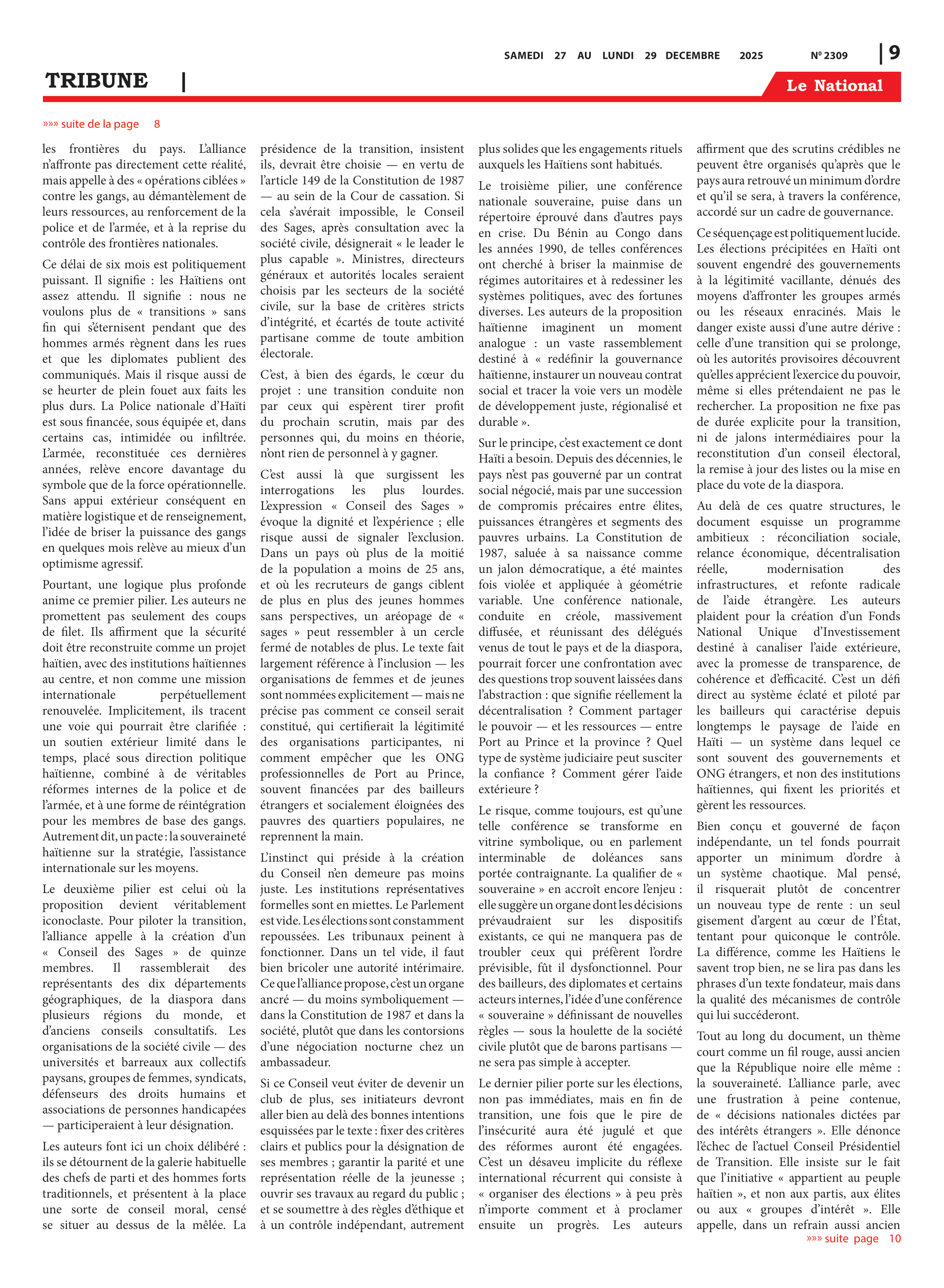 Page 9 de l'édition 2309