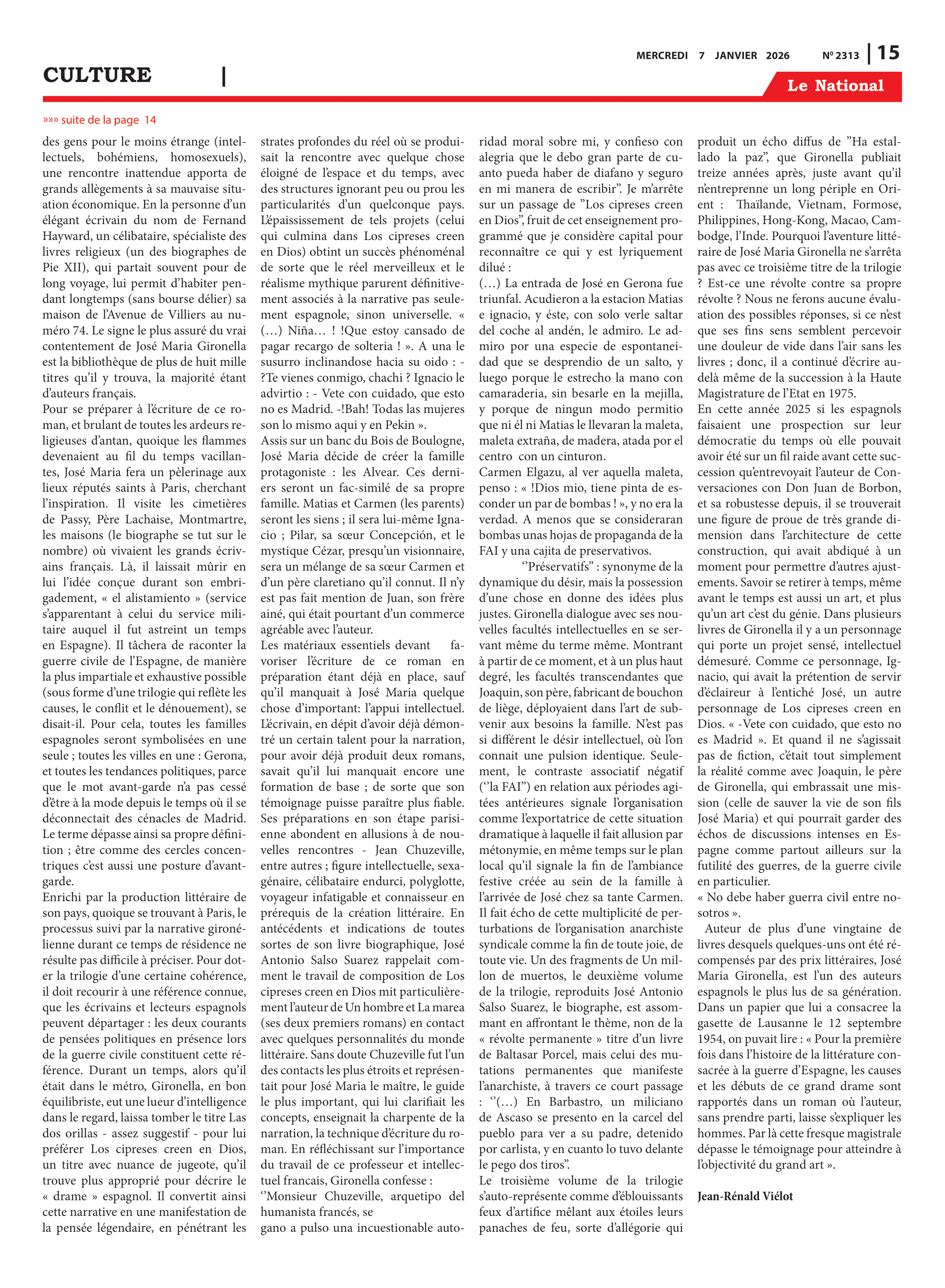 Page 15 de l'édition 2313