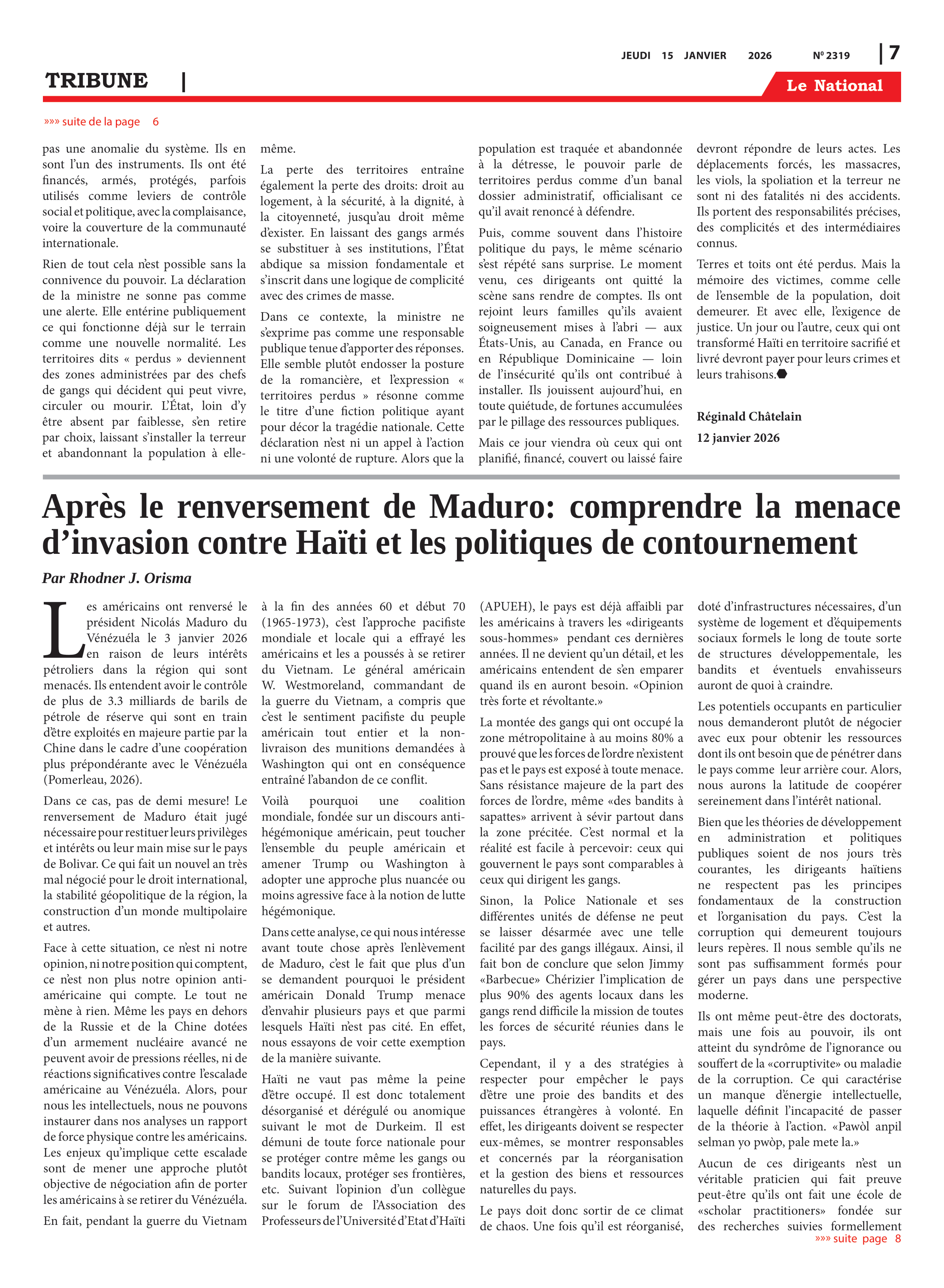 Page 7 de l'édition 2319