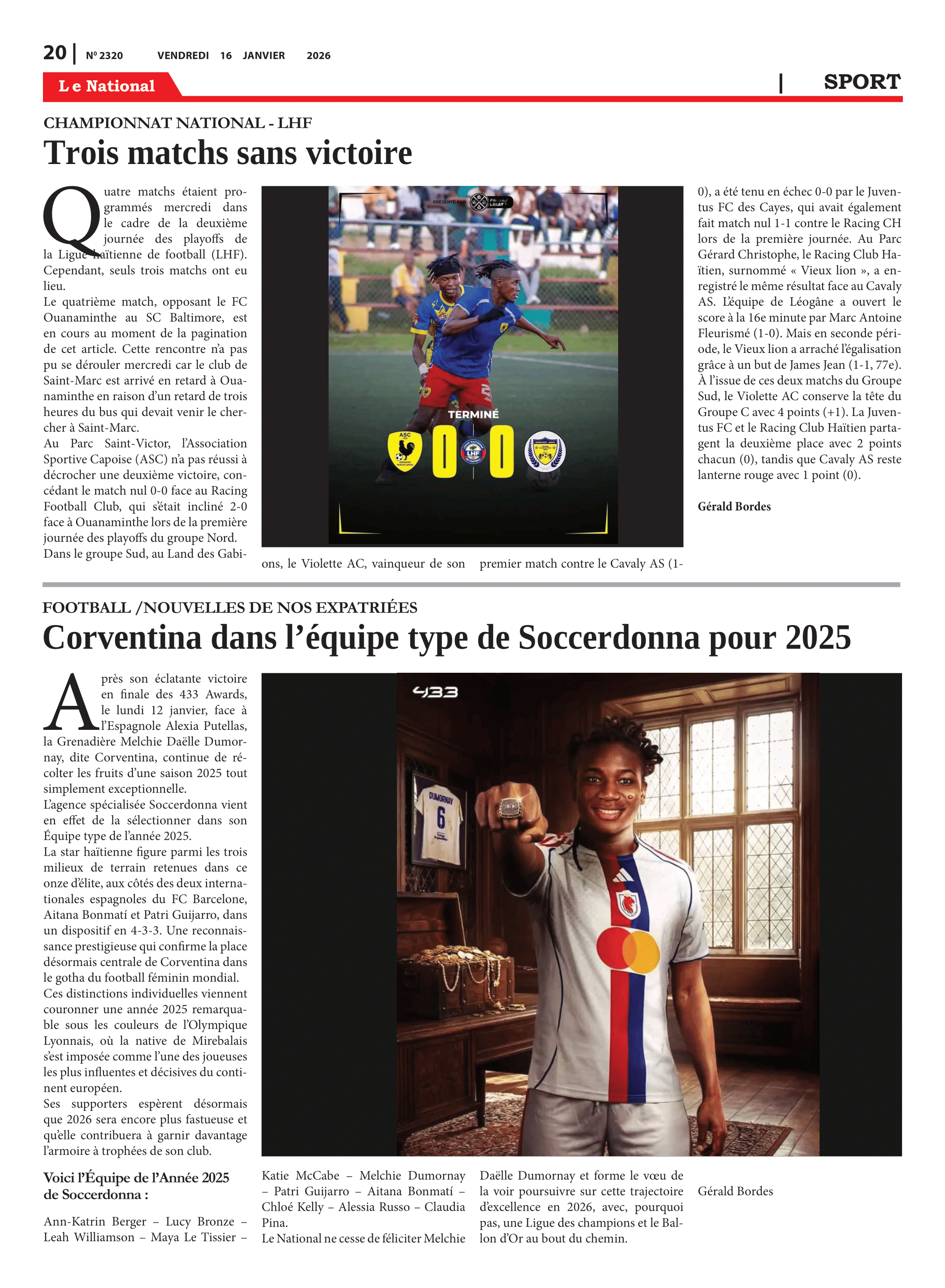 Page 20 de l'édition 2320