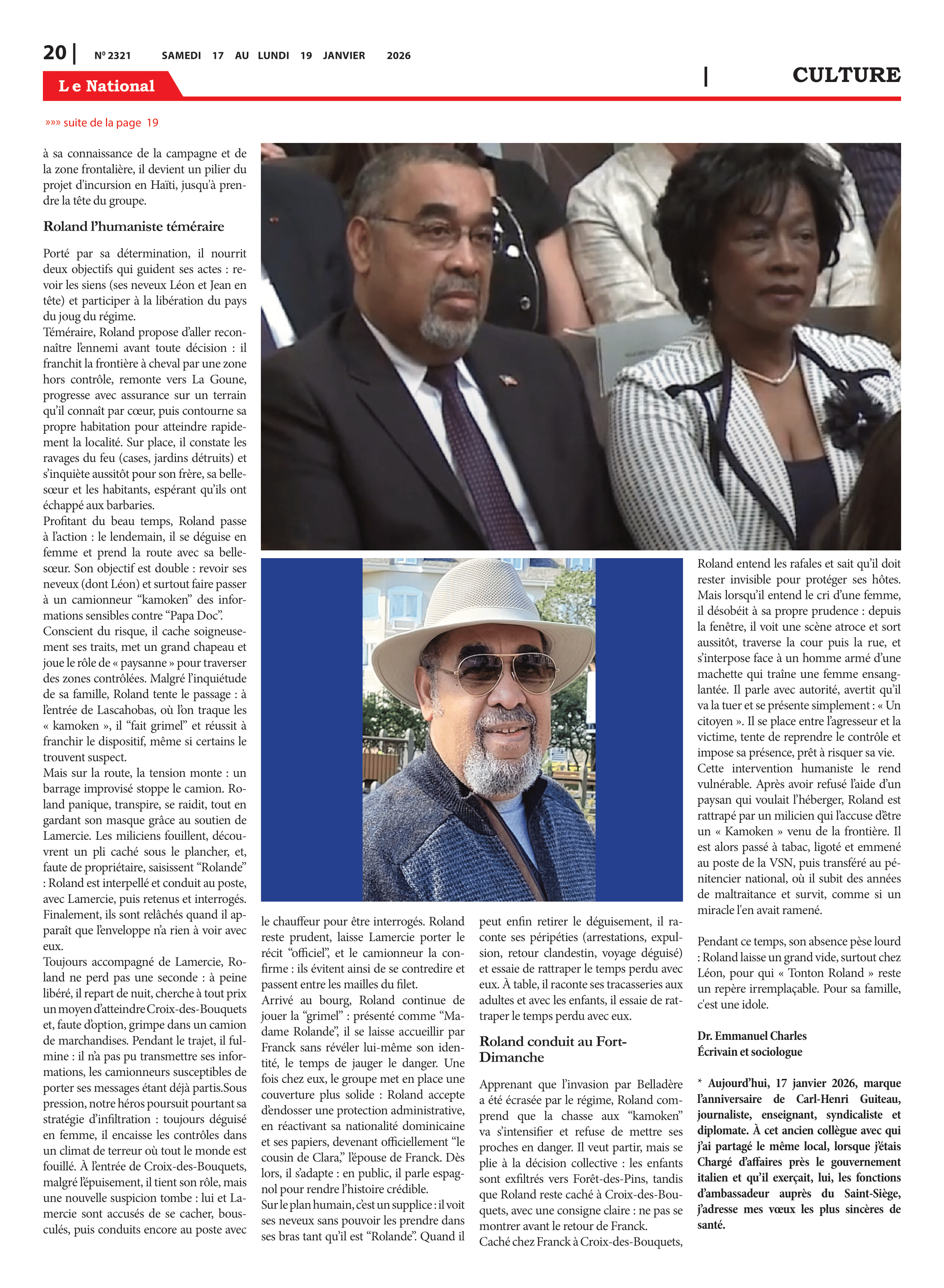 Page 20 de l'édition 2321