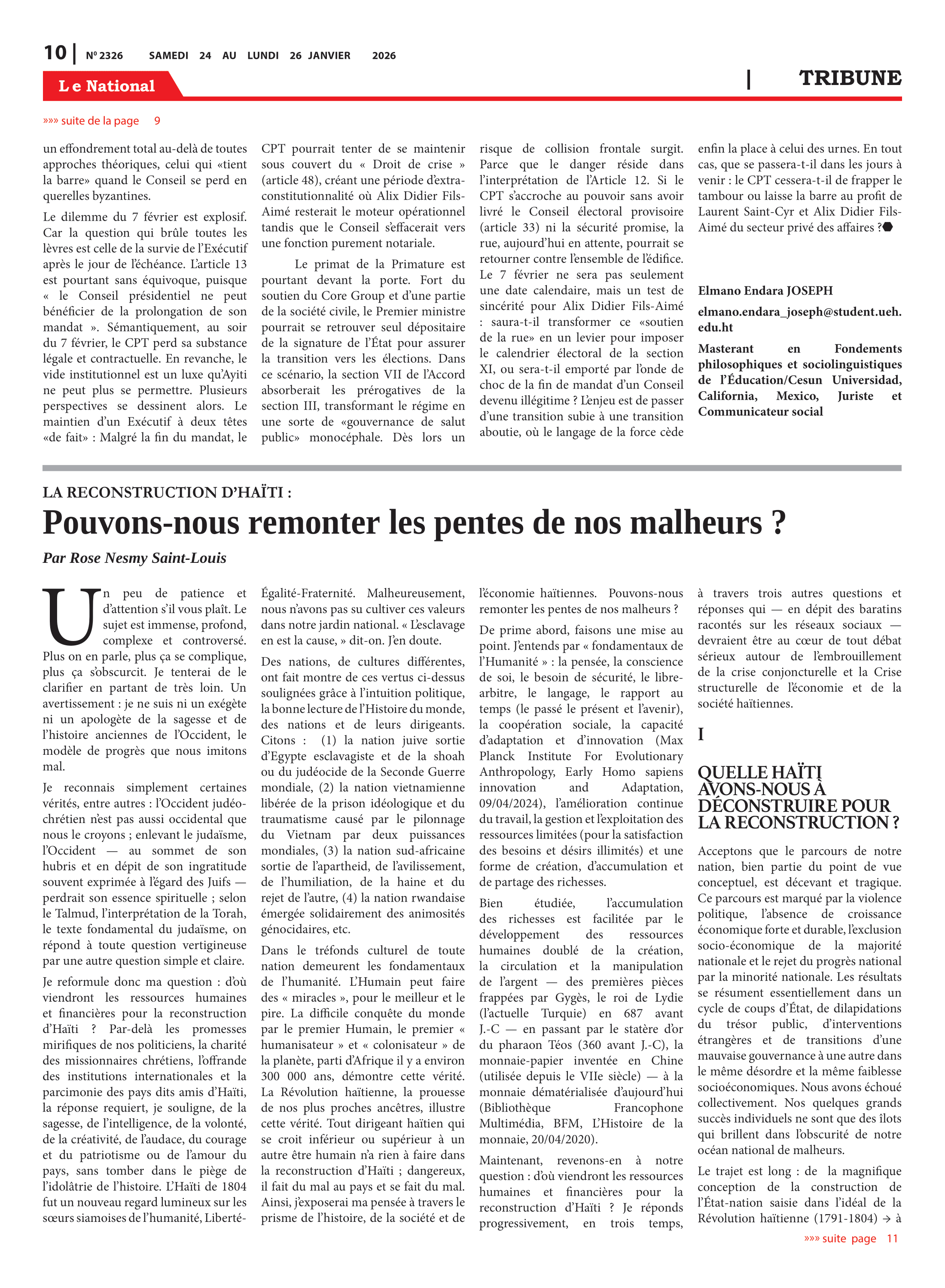 Page 10 de l'édition 2326