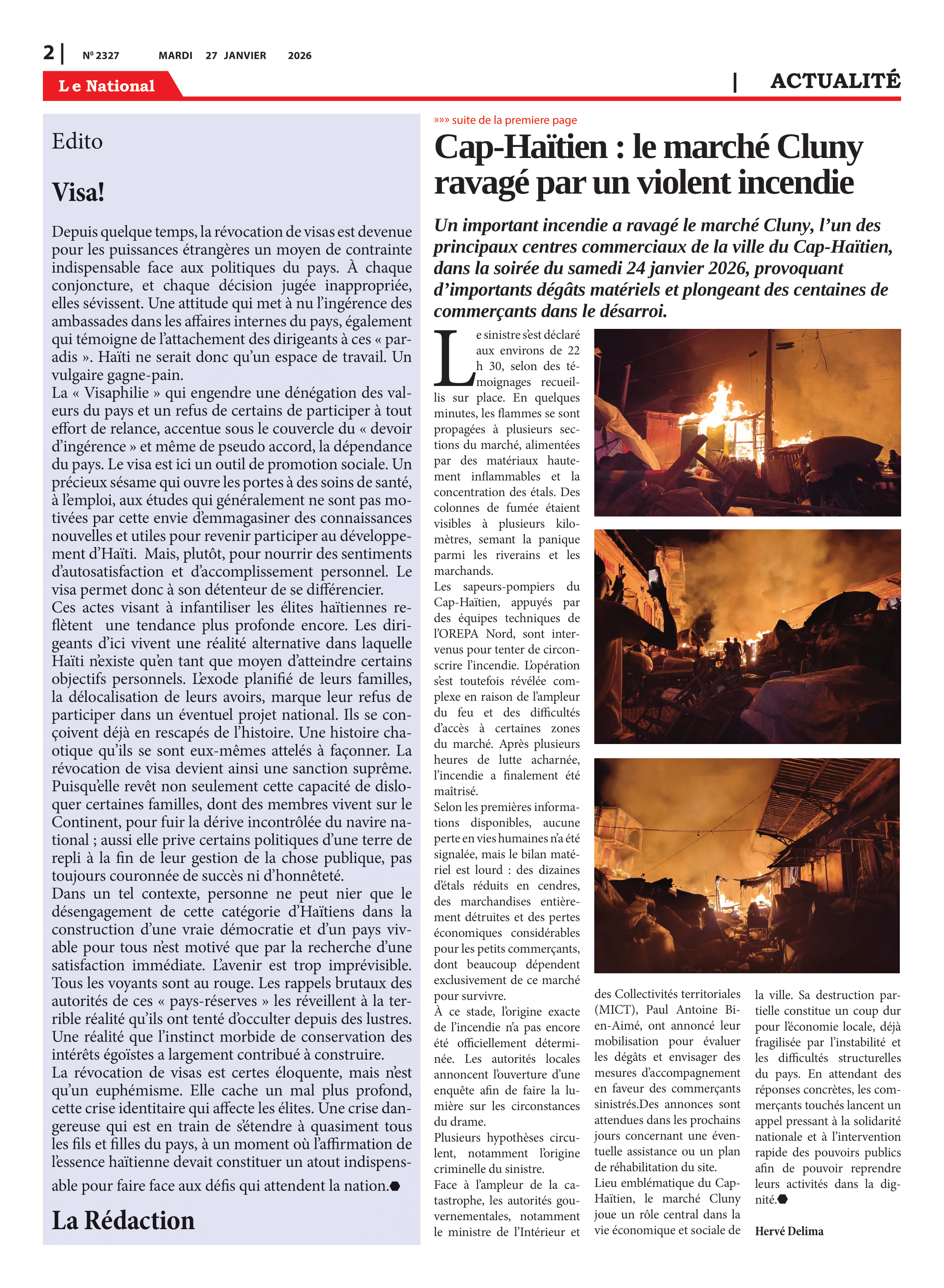 Page 2 de l'édition 2327