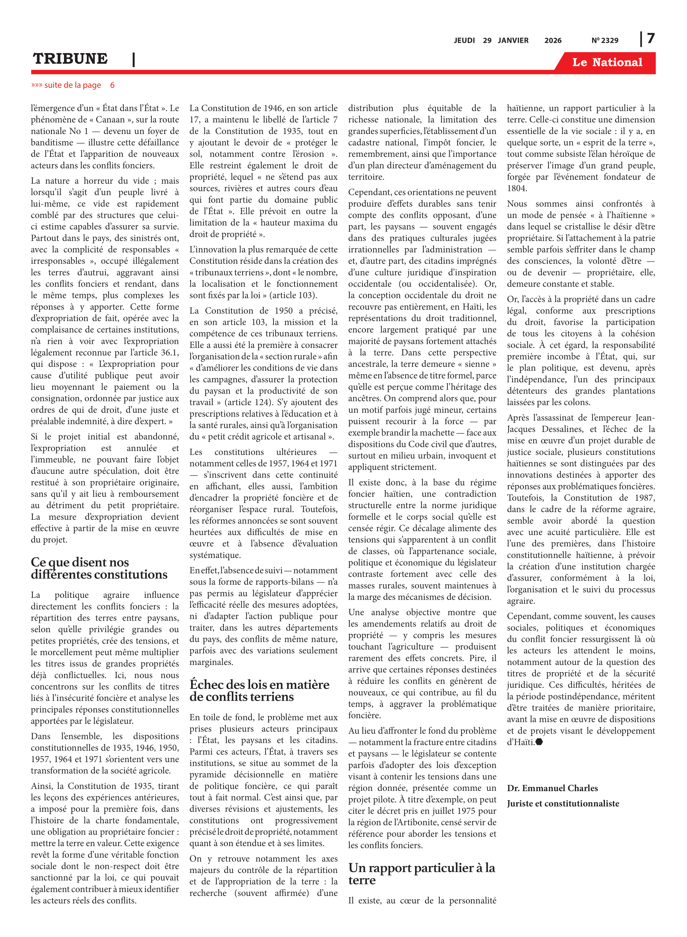 Page 7 de l'édition 2329