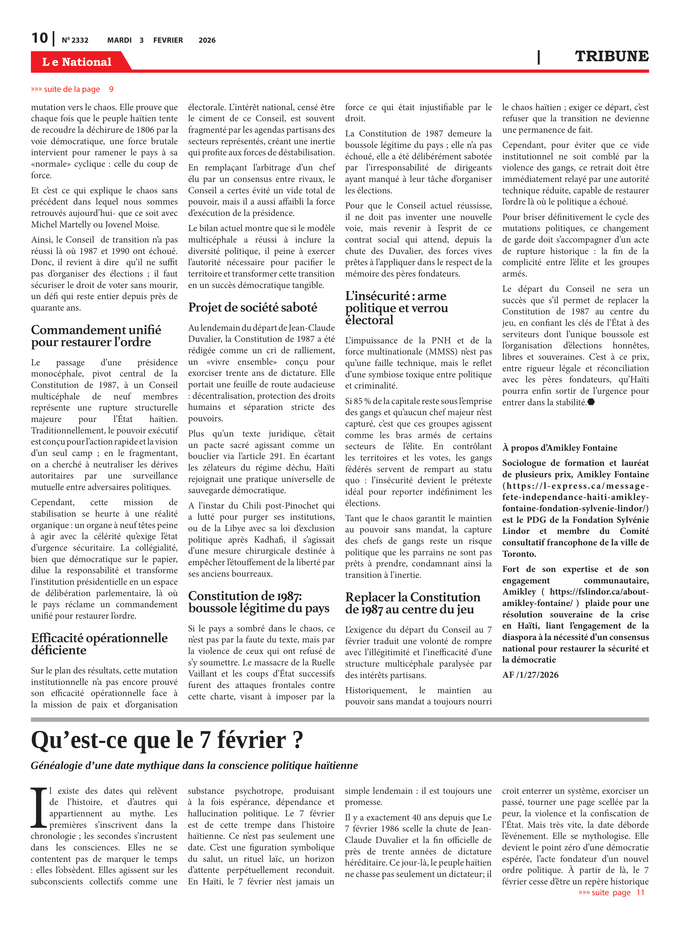 Page 10 de l'édition 2332