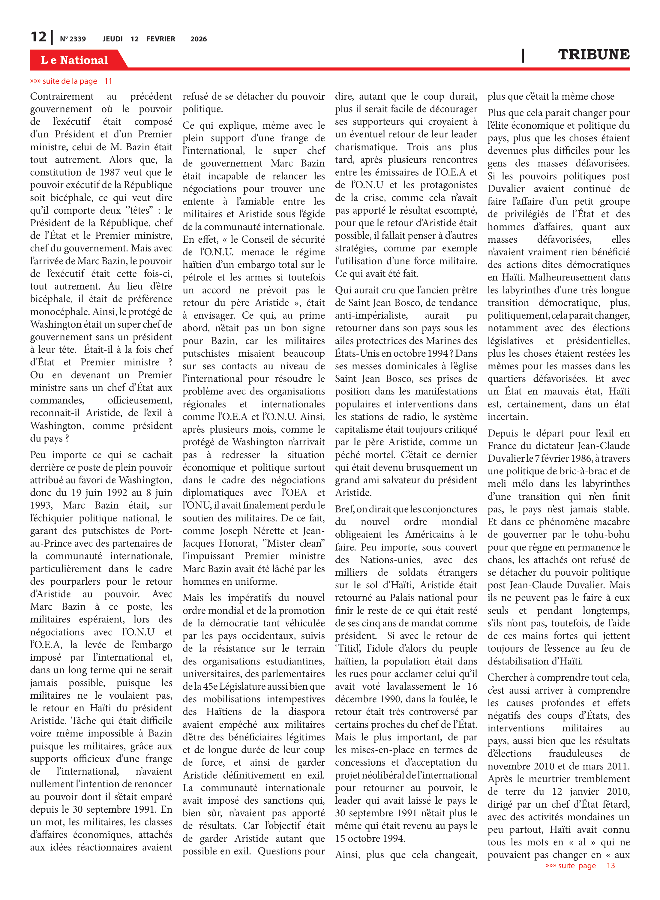 Page 12 de l'édition 2339