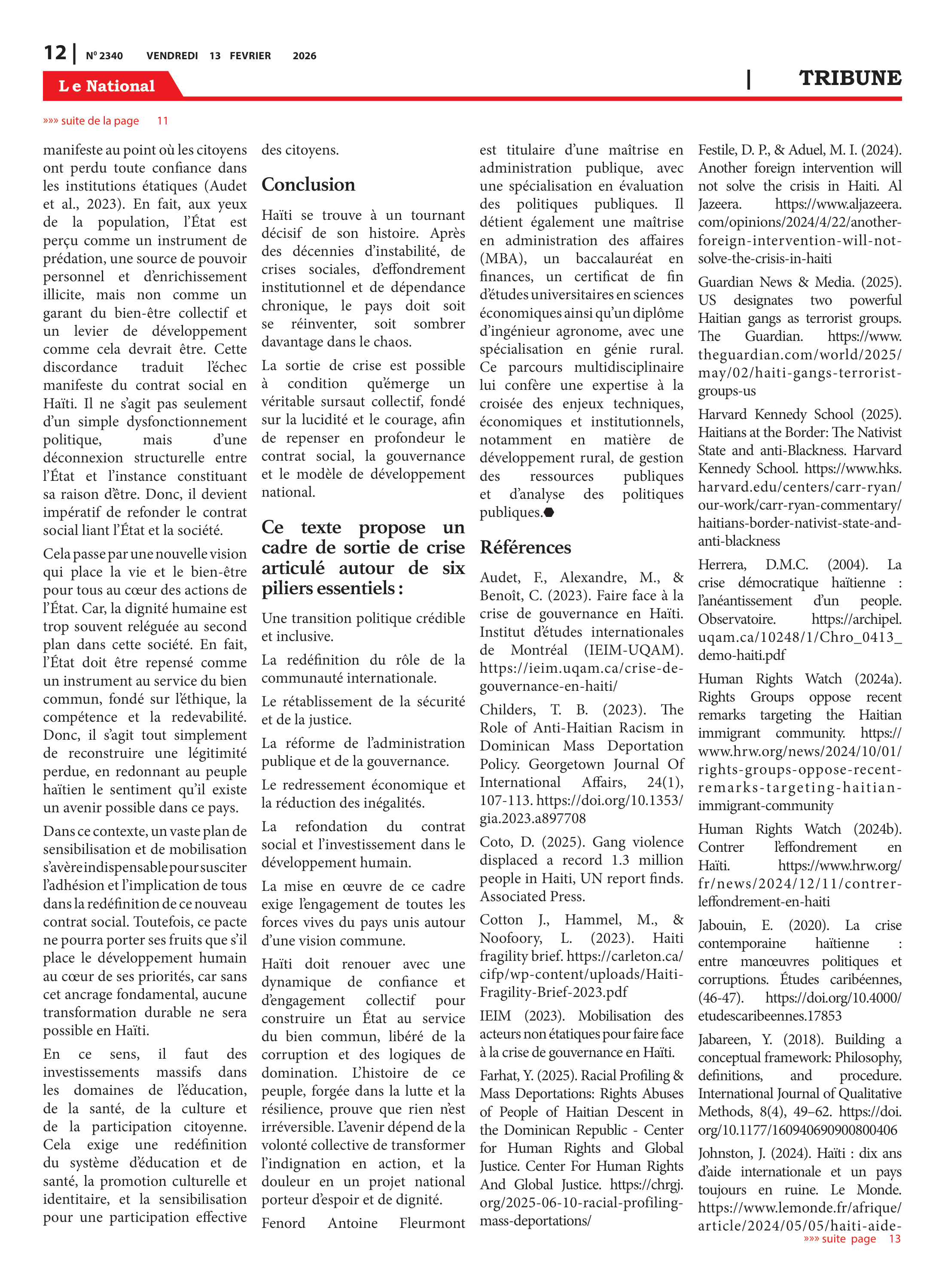 Page 13 de l'édition 2340
