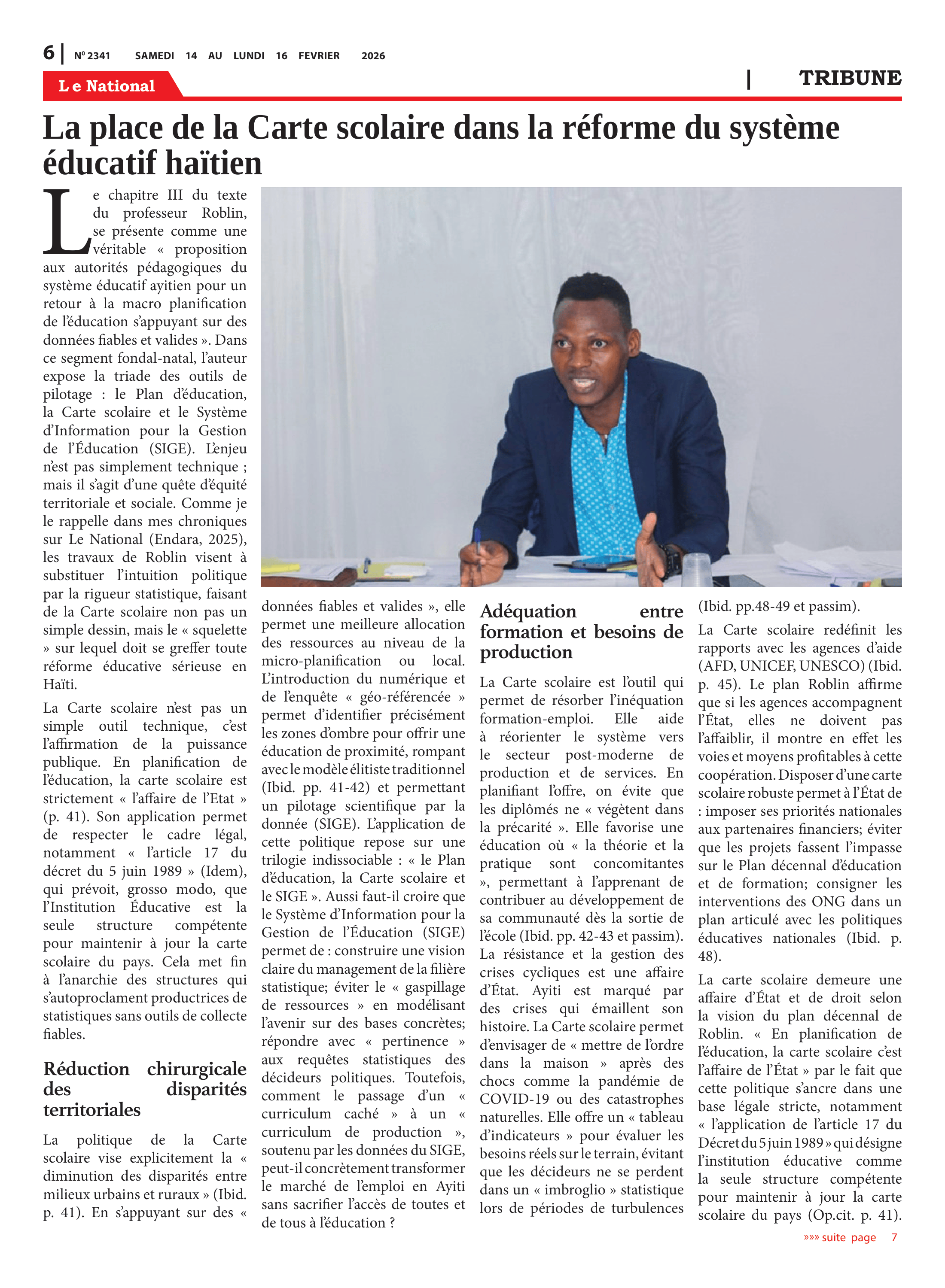 Page 6 de l'édition 2341