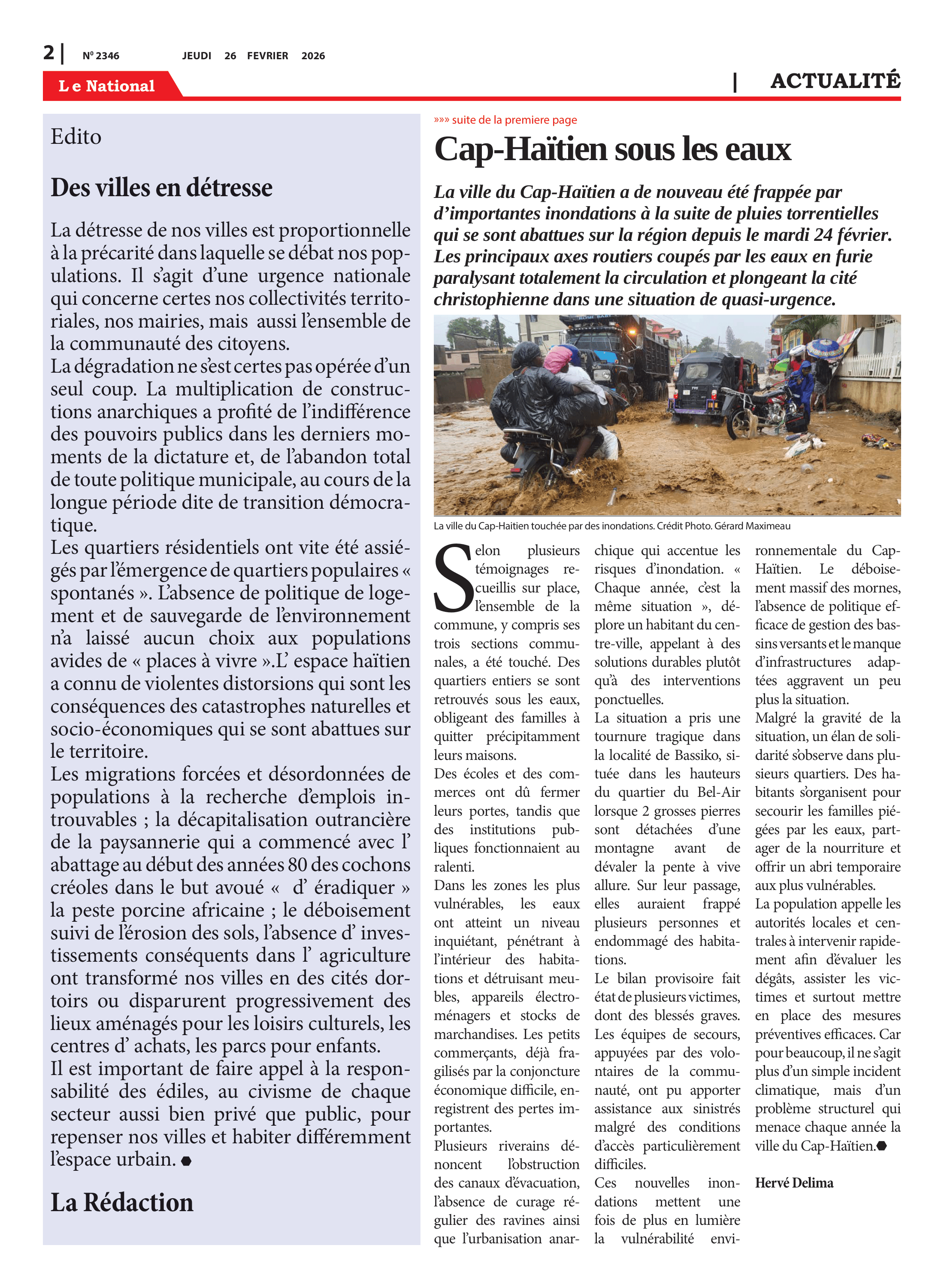 Page 2 de l'édition 2346