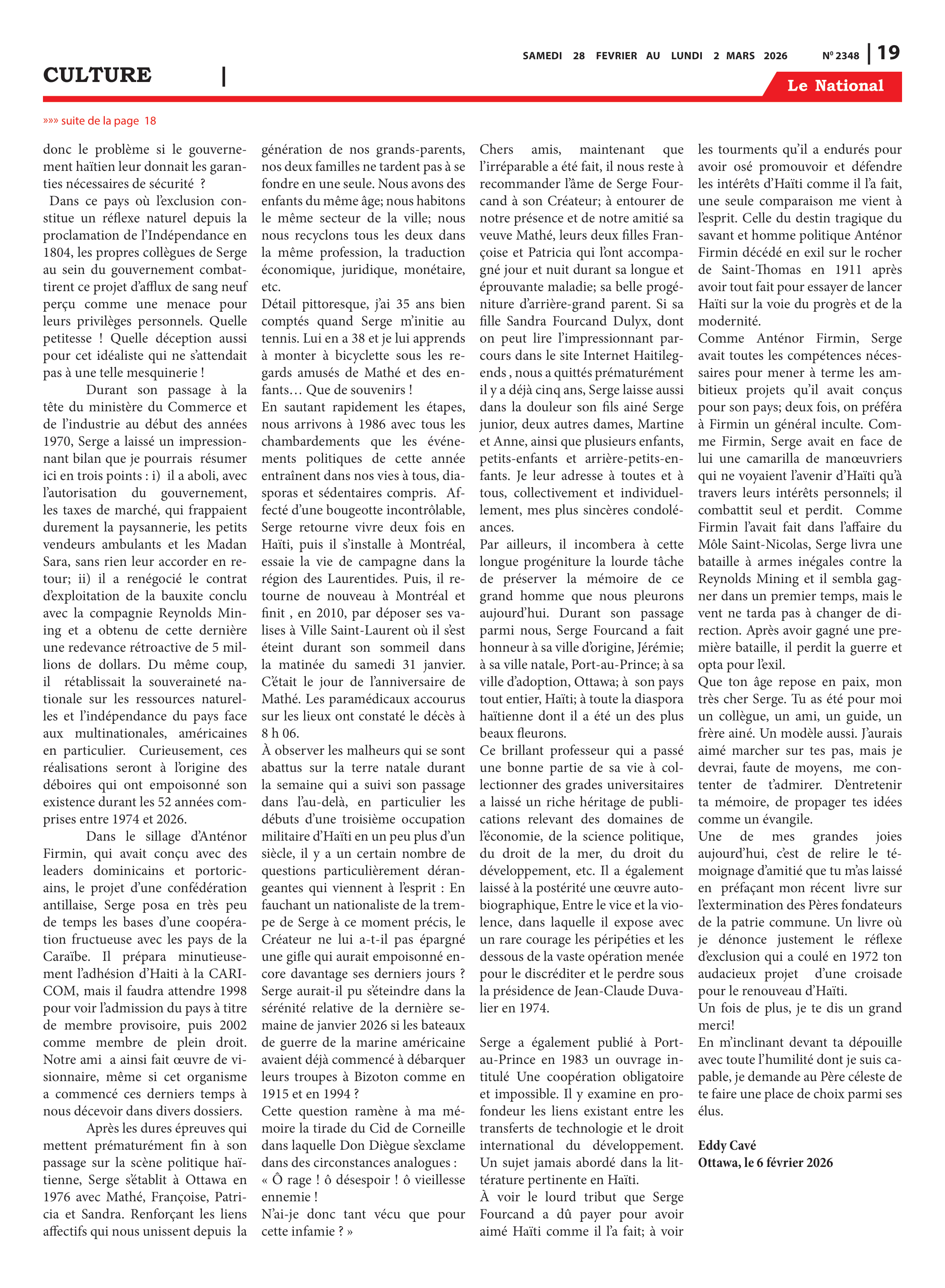 Page 19 de l'édition 2348